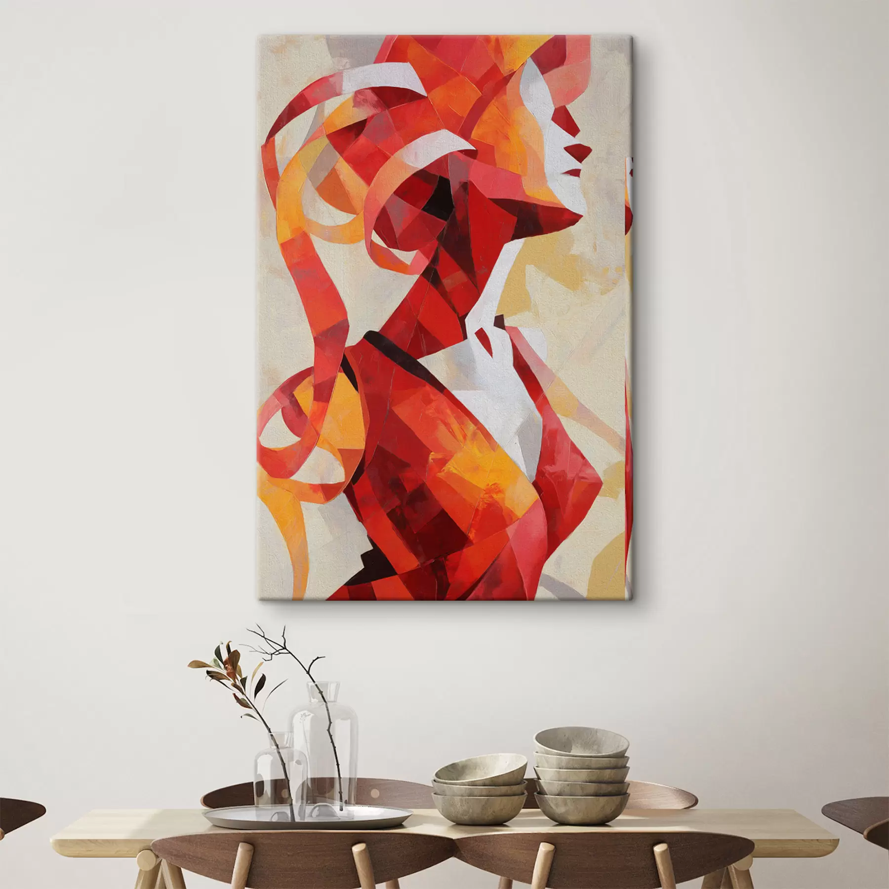 Wandbilder Abstraktes Frauenporträt s47832