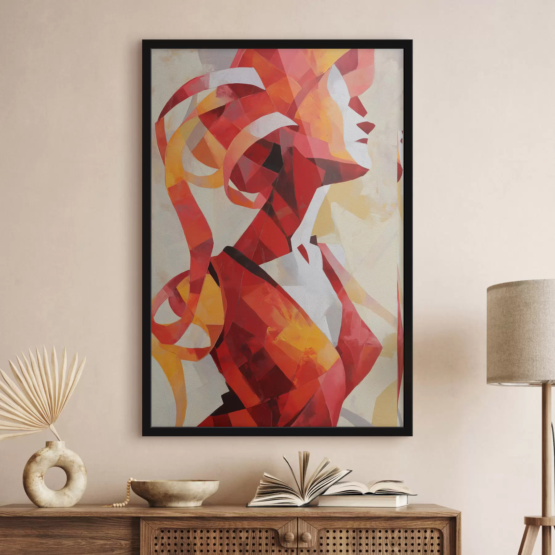 Fototapete Abstraktes Frauenporträt f47832