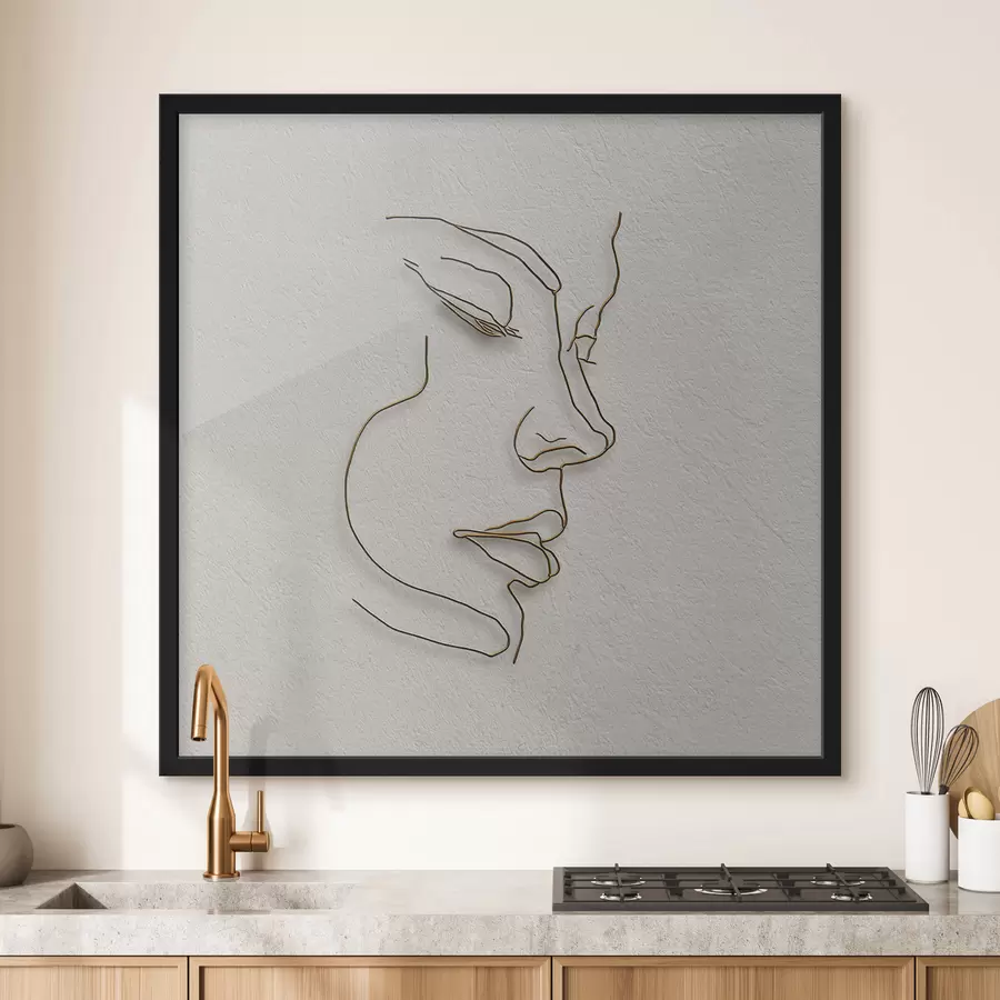 Fototapete Skizzenhaftes Porträt f47847