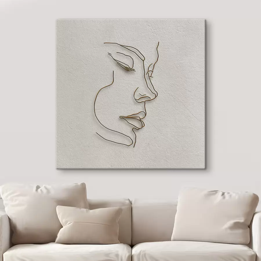 Wandbilder Schöne Muster, Skulpturimitation s47847