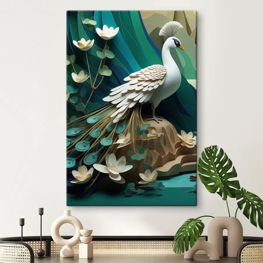 Wandbilder Schicker Pfau s47900