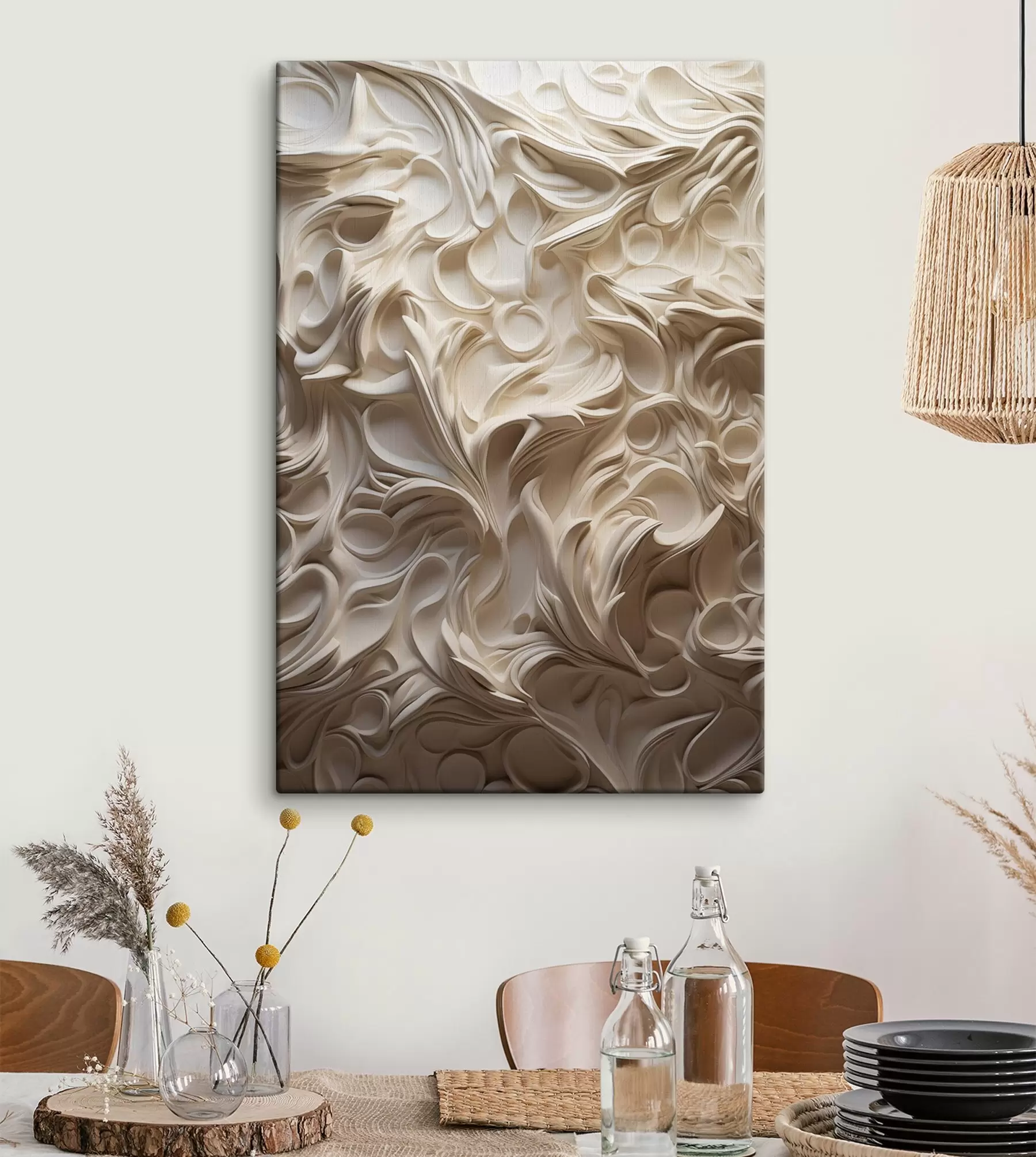 Wandbilder Schöne Muster, Skulpturimitation s47902