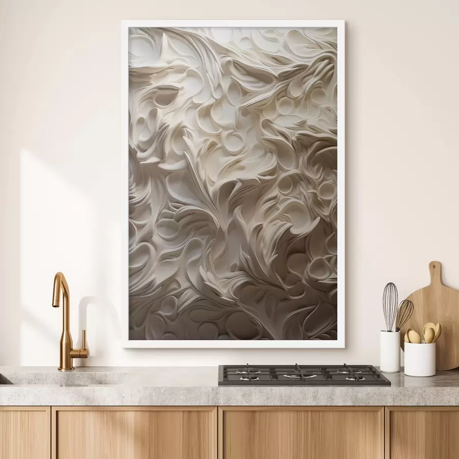 Fototapete Schöne Muster, Skulpturimitation f47902