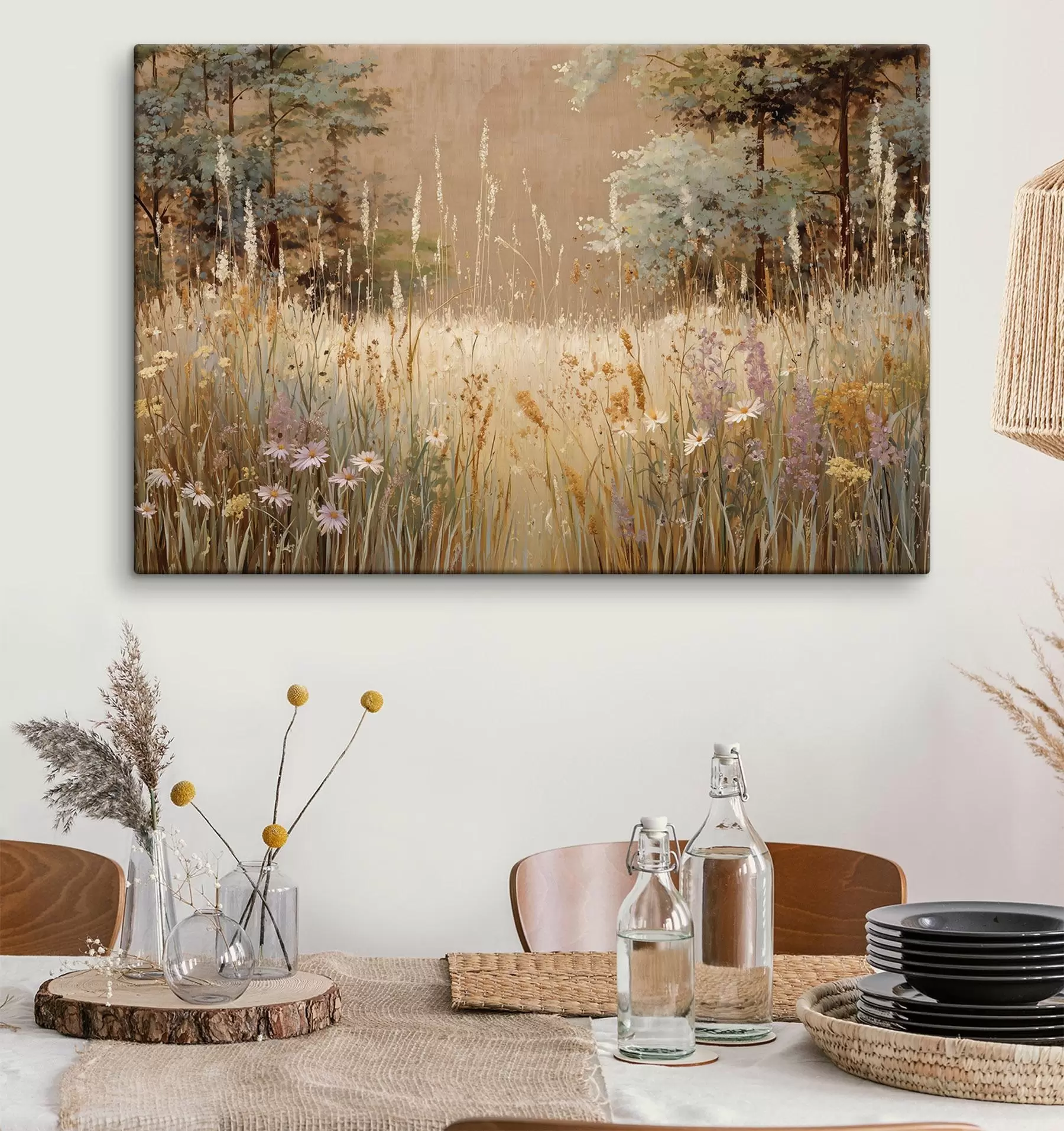 Wandbilder Wildblumen auf einer Wiese s47887