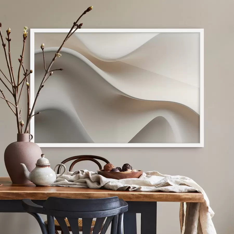 Fototapete Volumetrische Wellen, 3D-Imitation f47886