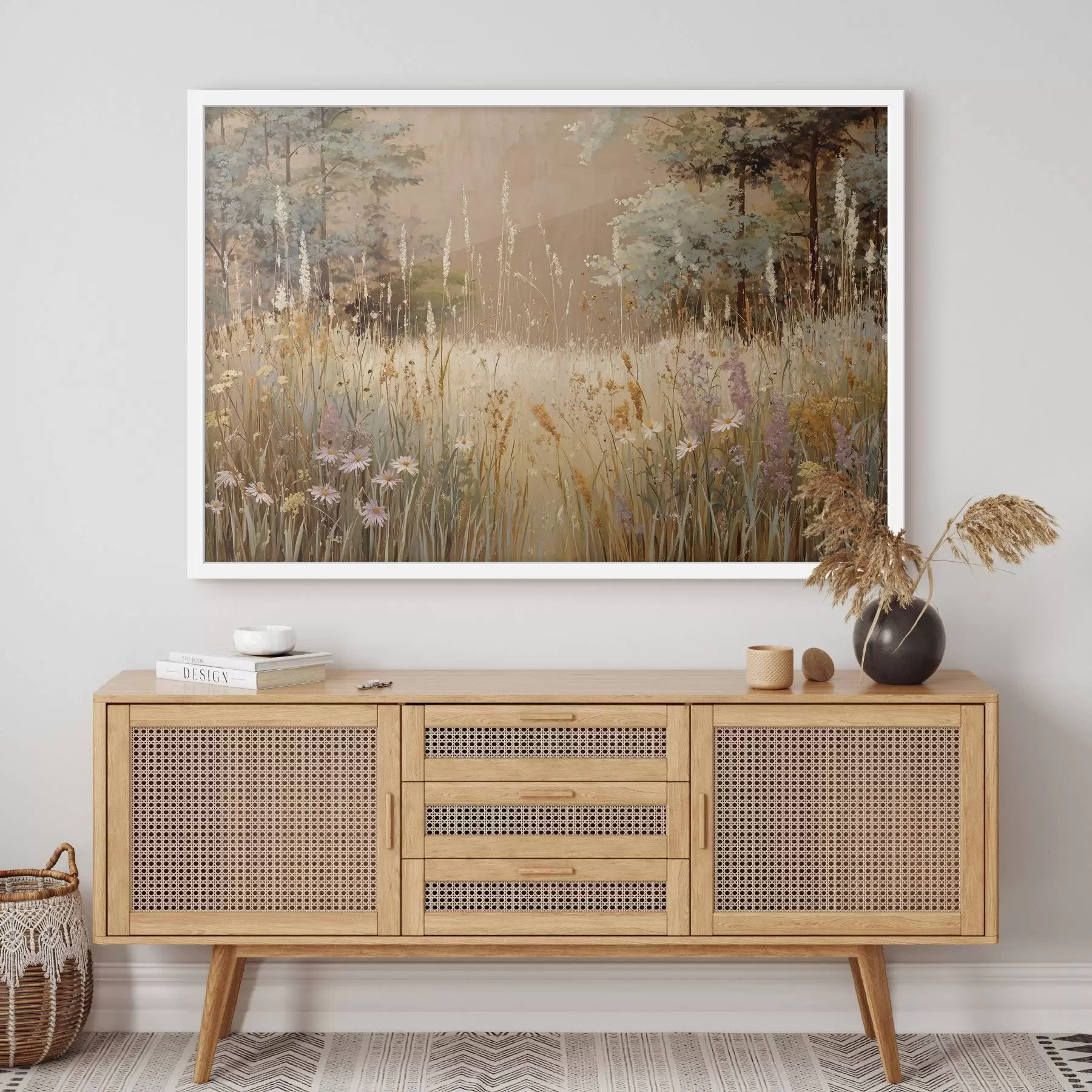 Fototapete Wildblumen auf einer Wiese f47887