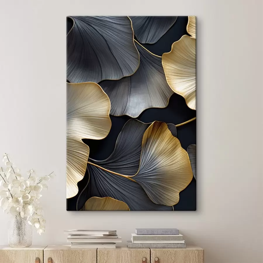 Wandbilder Ginkgo-Blätter s48006