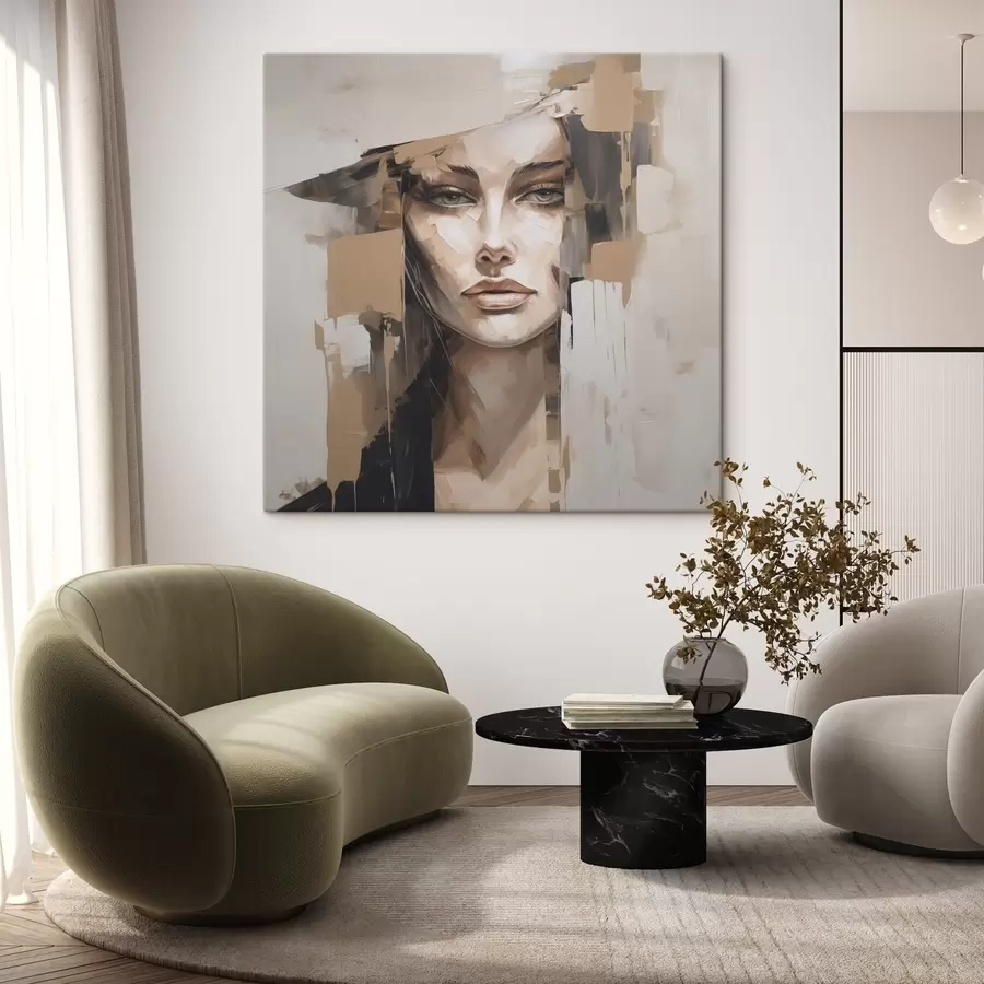 Wandbilder Abstraktes Porträt s48051
