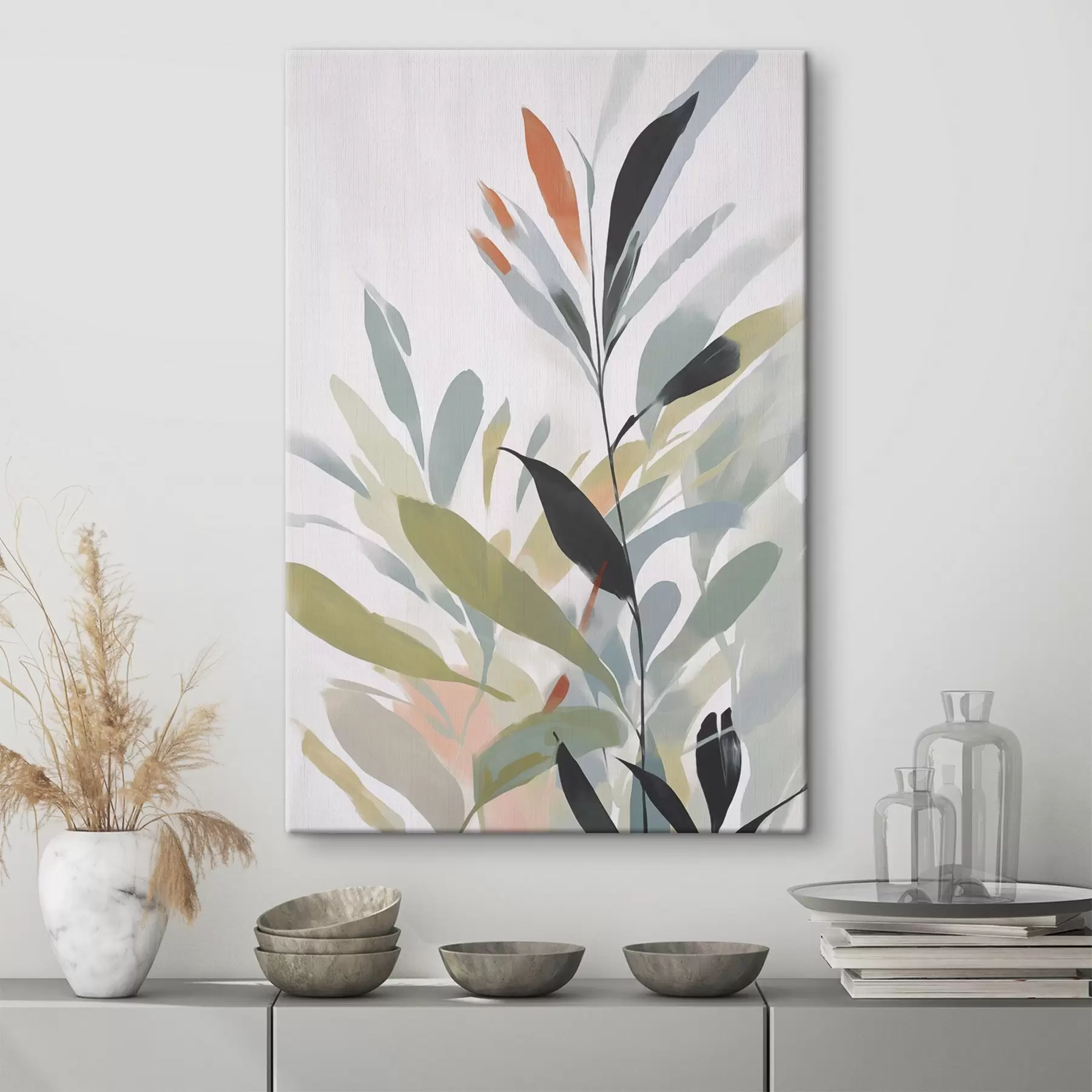 Wandbilder Vegetationsimitation in der Malerei s48059