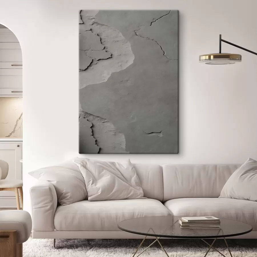 Wandbilder Grauer Beton, Imitation s48106
