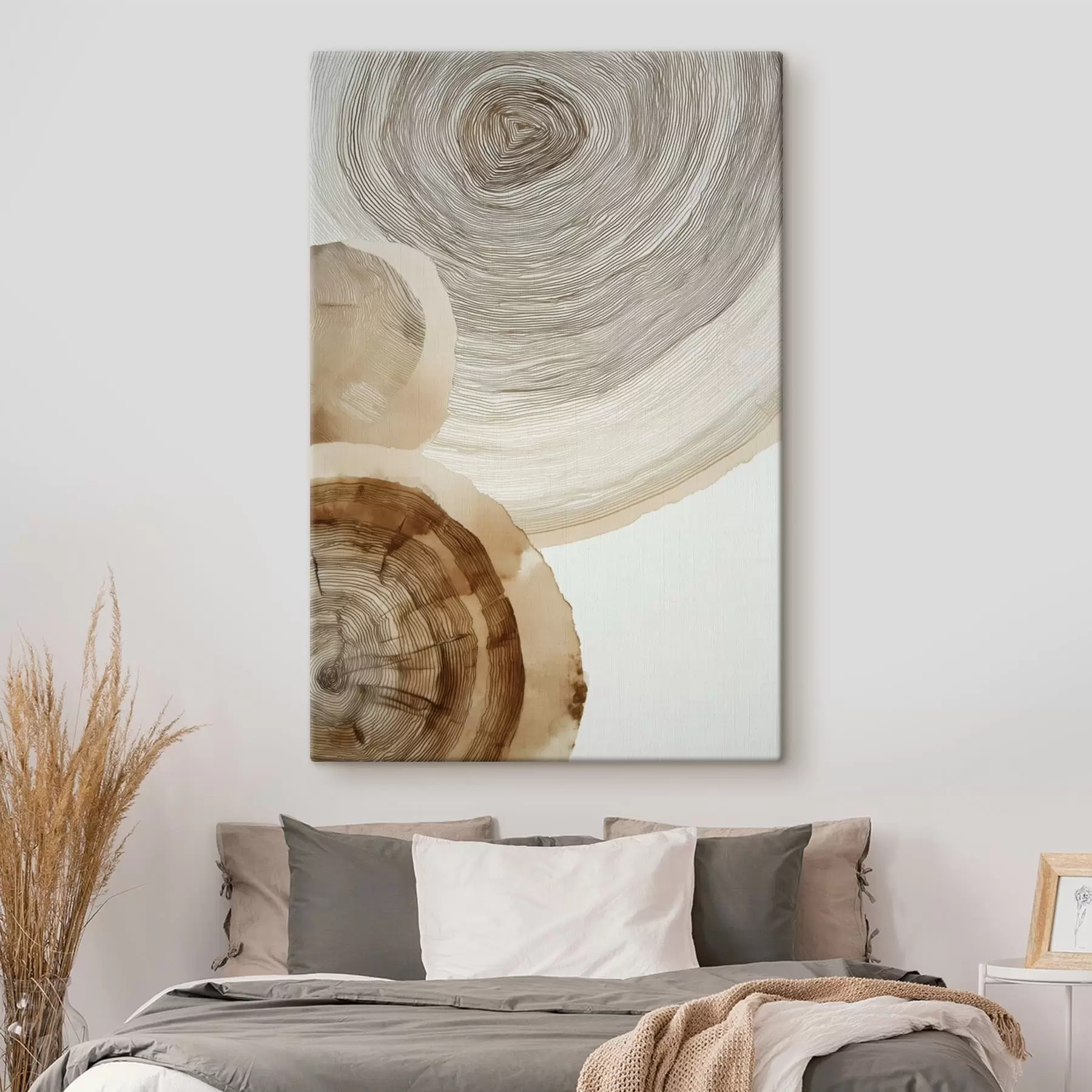 Wandbilder abstrakte jährliche Baumringe s47934