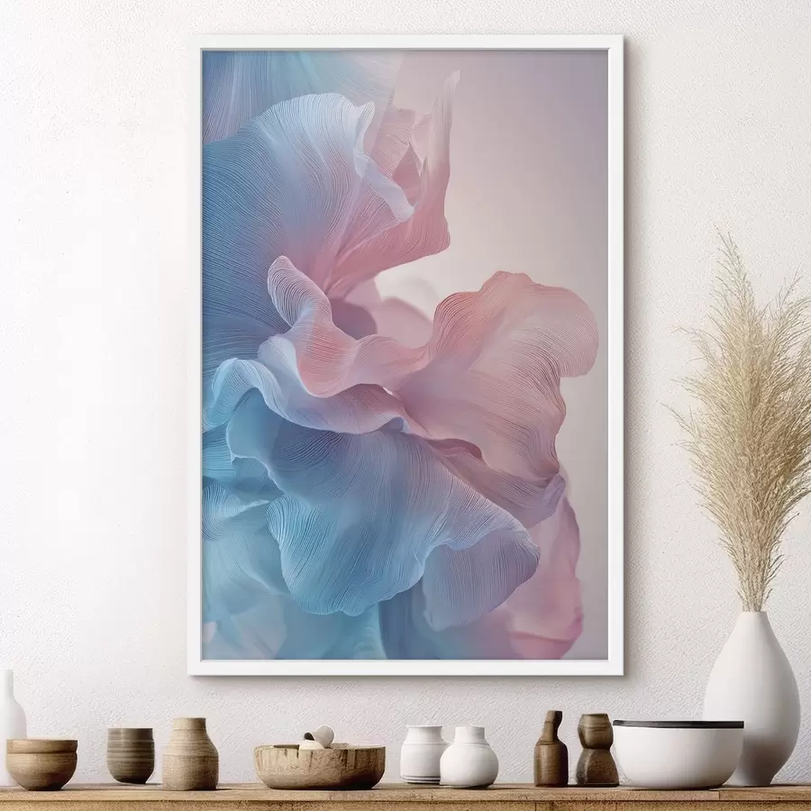 Fototapete abstrakte Wellen mit Volumeneffekt f47945