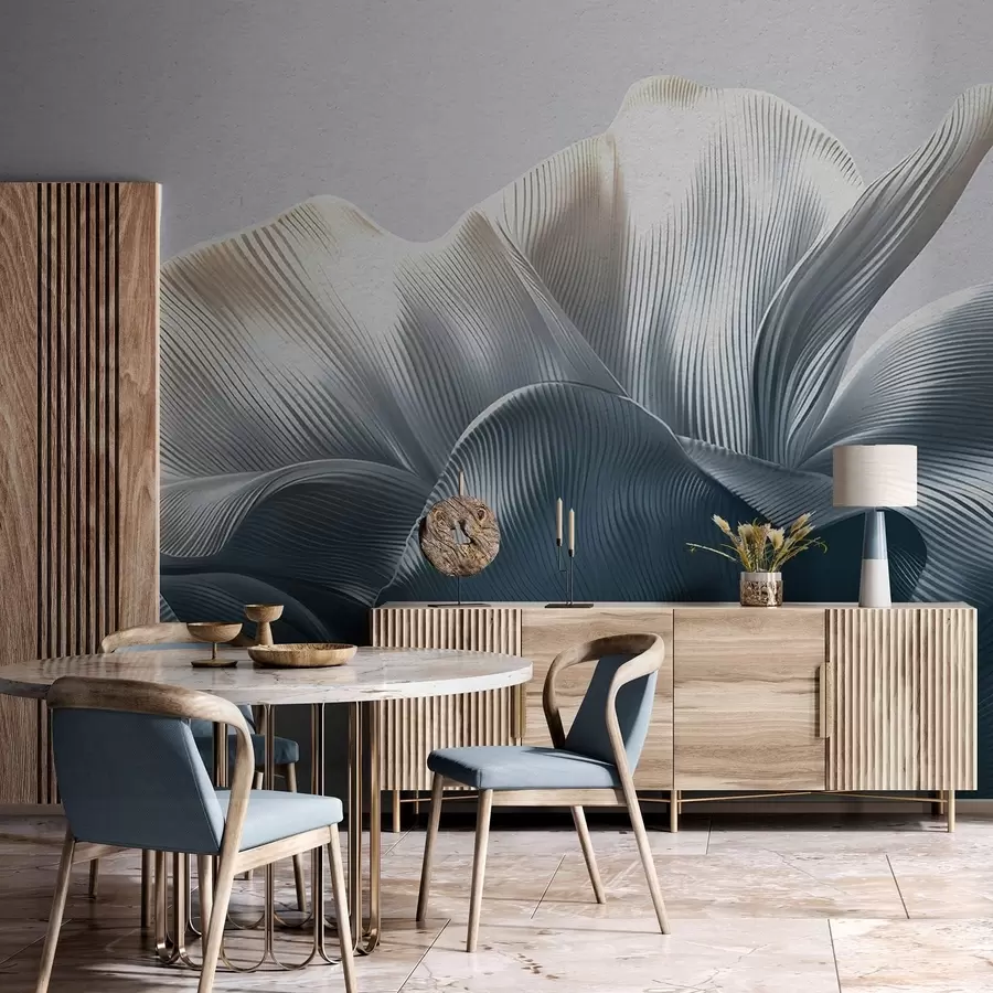 Fototapete Volumetrische Blütenblätter w05242