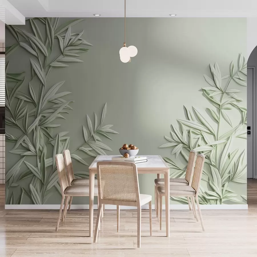 Fototapete Imitation von Flachreliefblättern w05244v1