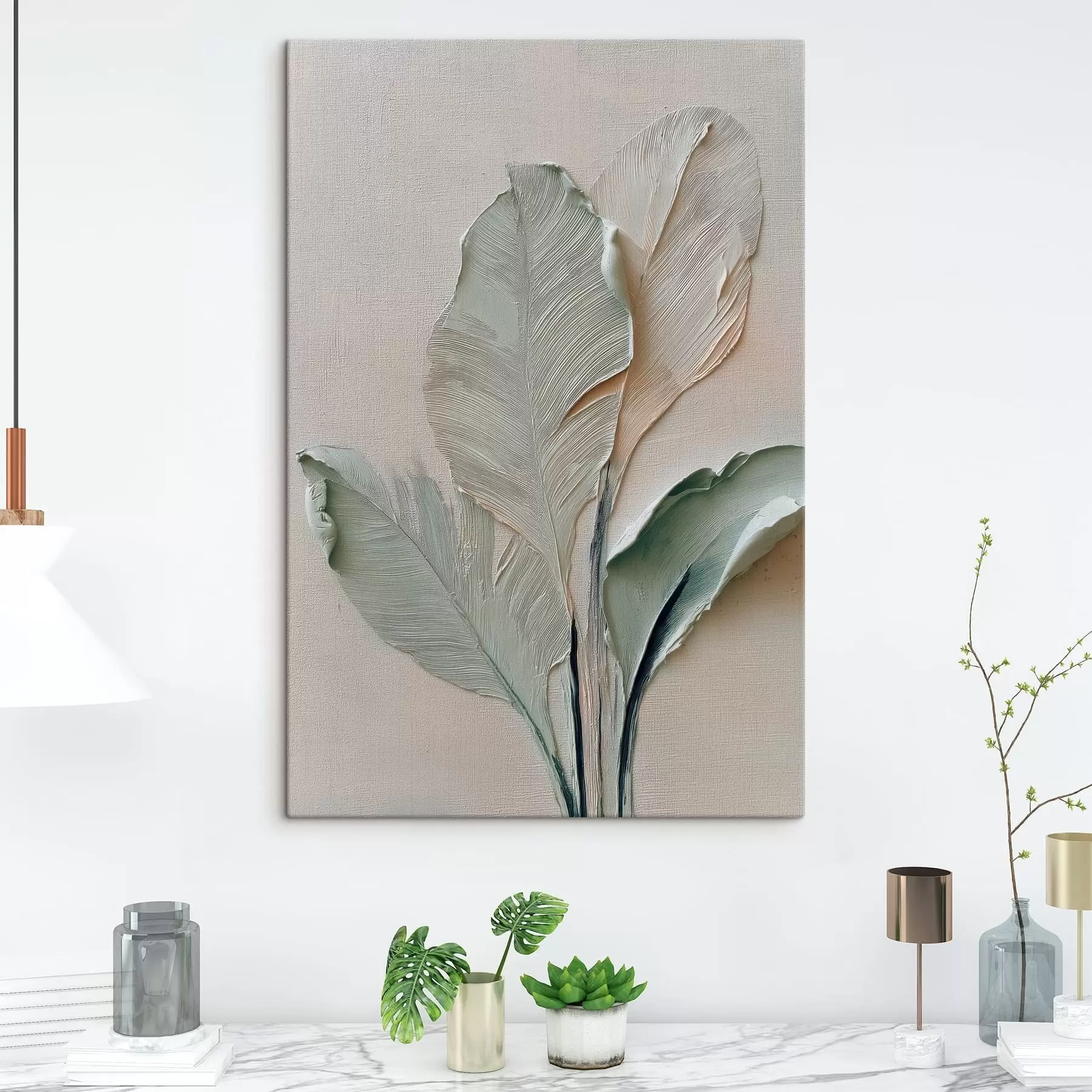 Wandbilder Abstrakte Blätter s48130