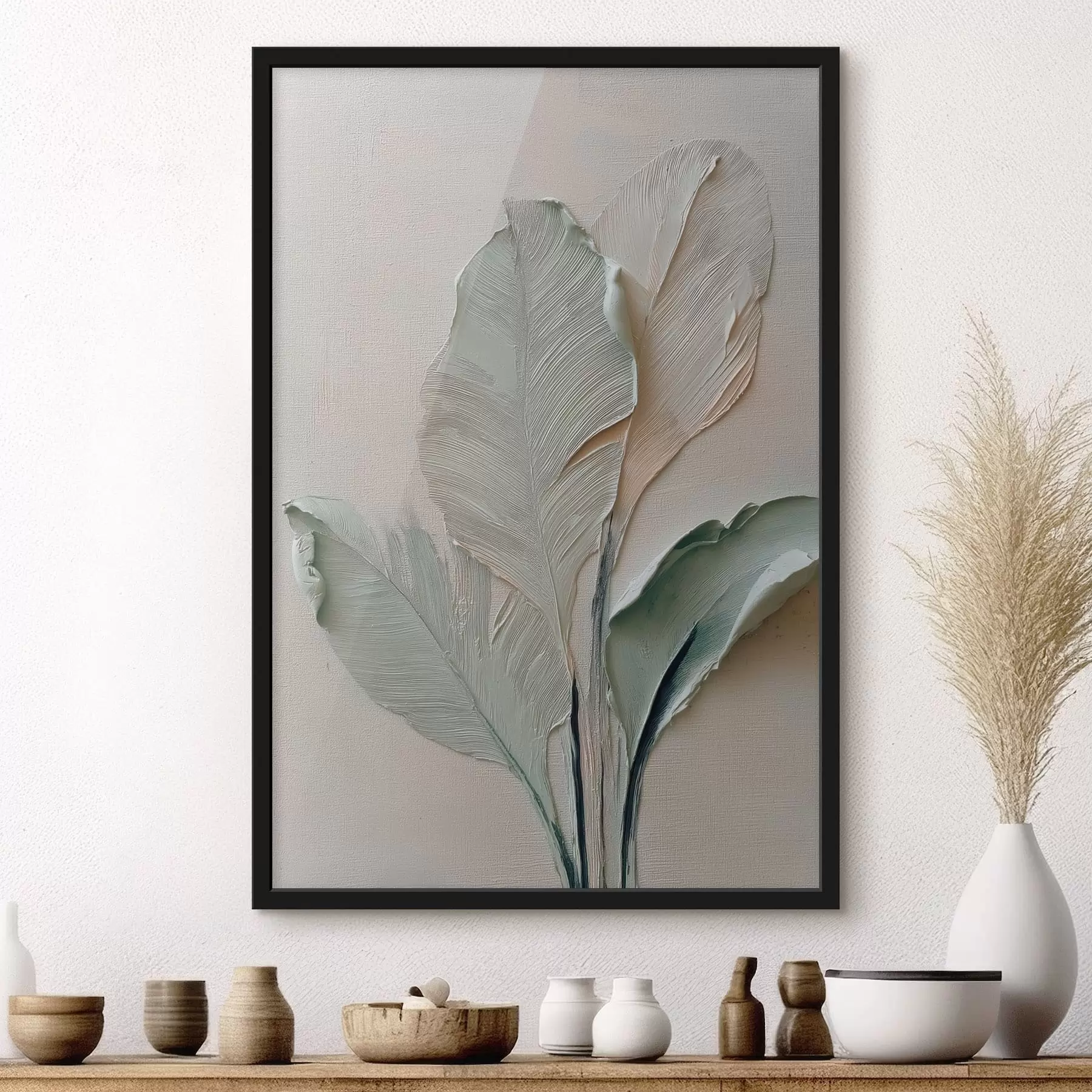 Fototapete Abstrakte Blätter f48130