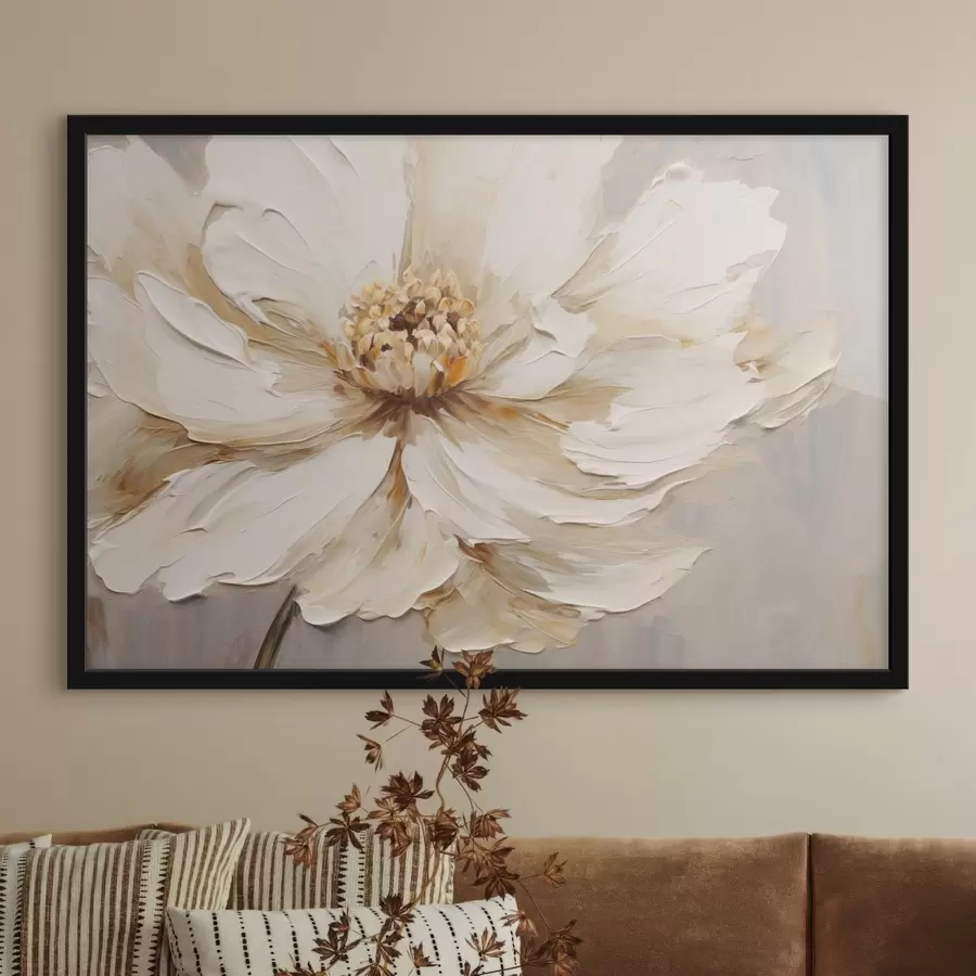 Fototapete Nahaufnahme einer Blume mit leichter Textur f48092