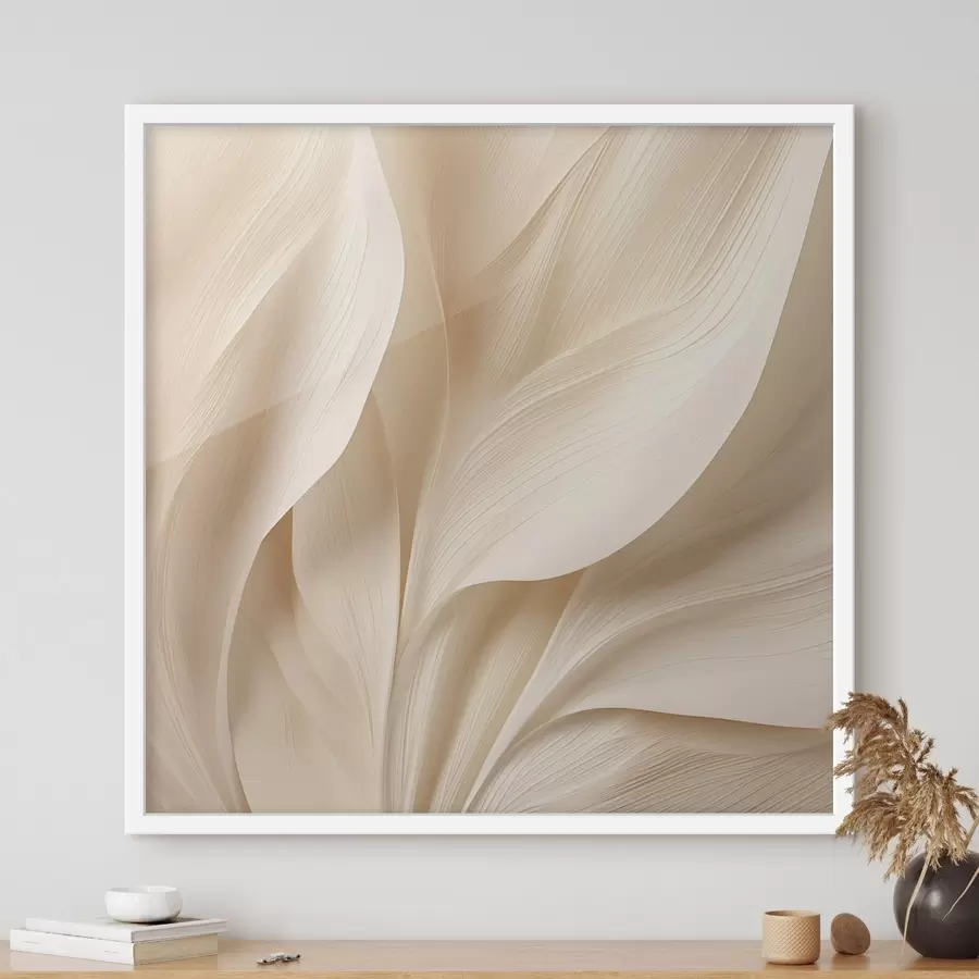 Fototapete Abstrakte beige fließende Linien f48095