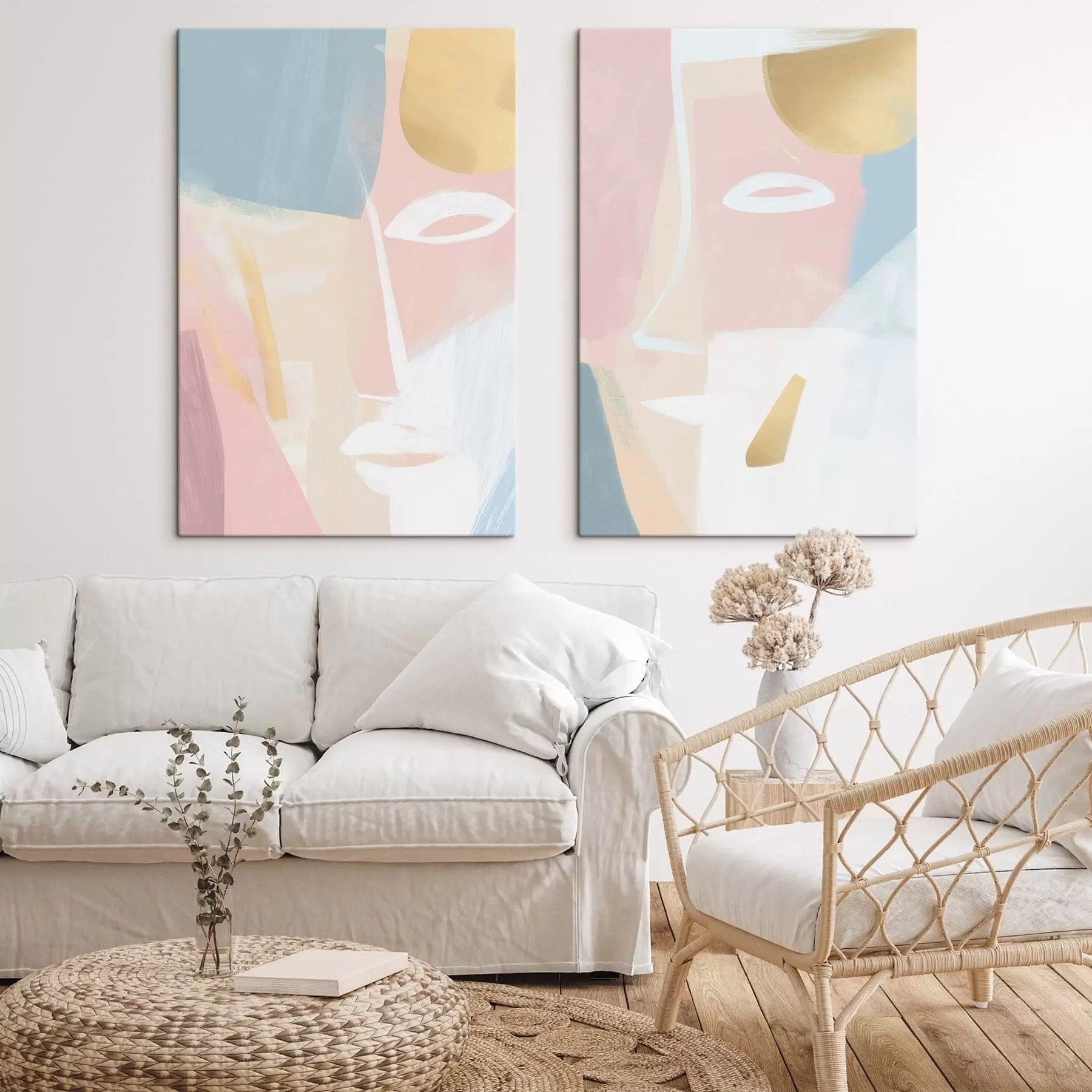 Wandbilder Abstrakte Gesichter m30063