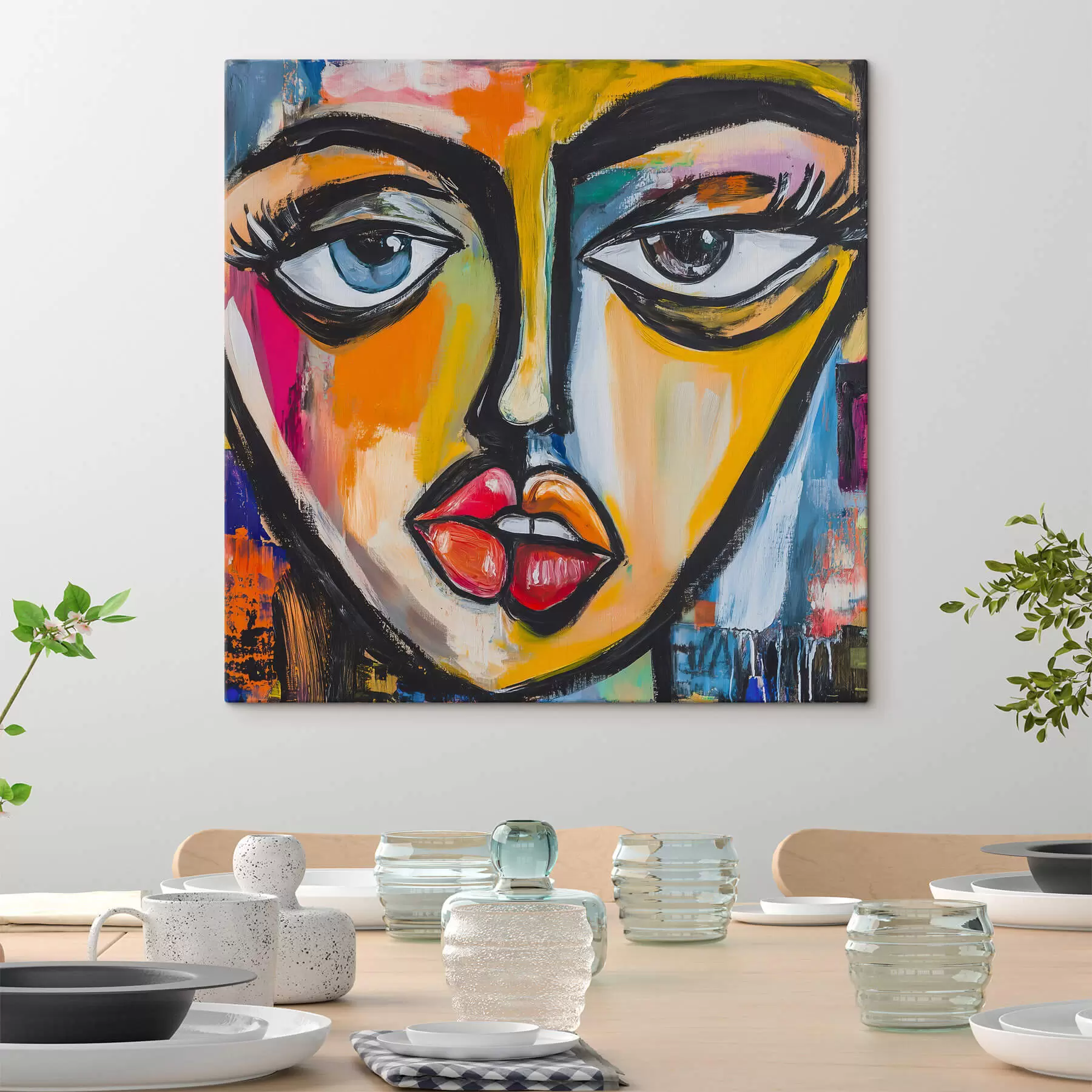 Wandbilder Abstraktes Porträt s47784