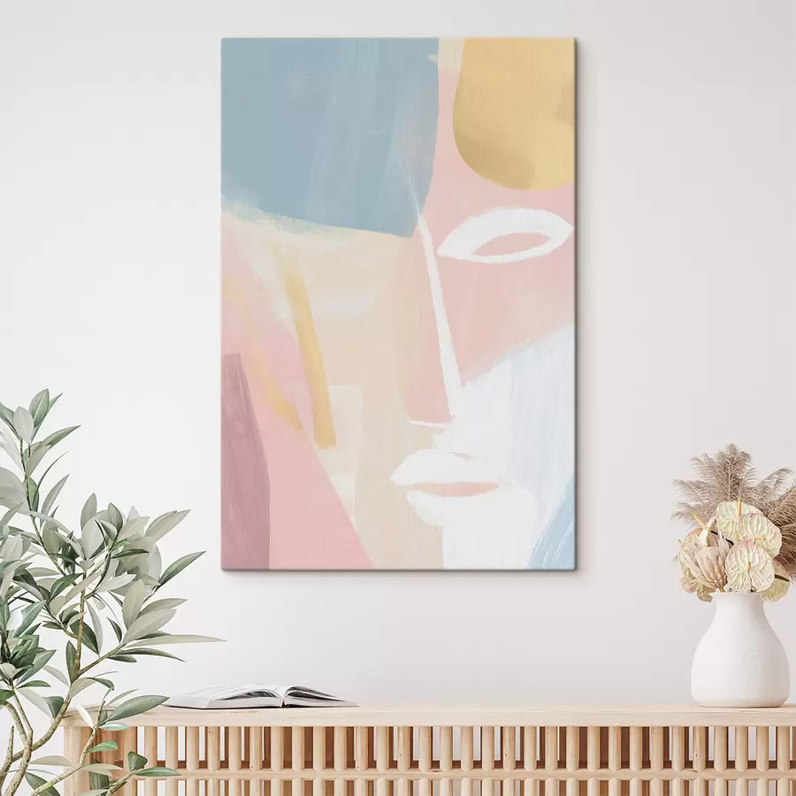 Fototapete Abstraktes Gesicht s48011