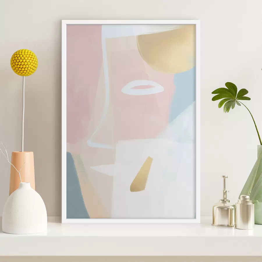 Fototapete Abstraktes Gesicht f47785