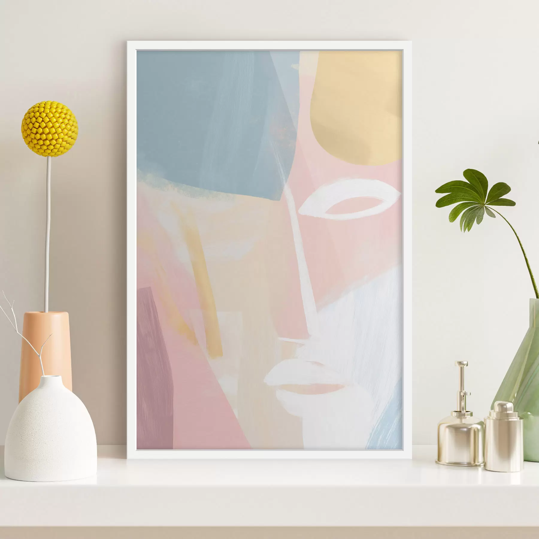 Fototapete Abstraktes Gesicht f48011