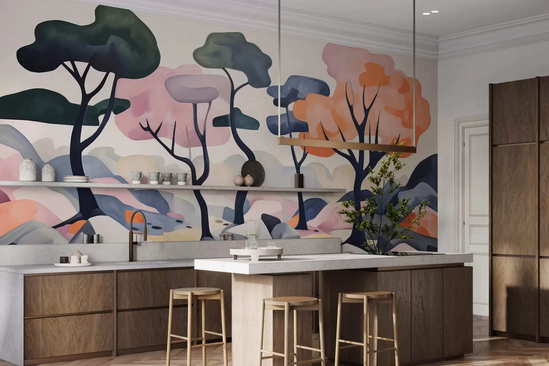 Fototapete Feenbäume w05284