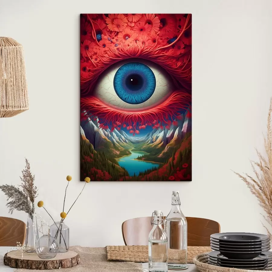 Wandbilder Psychedelisches Auge s48144