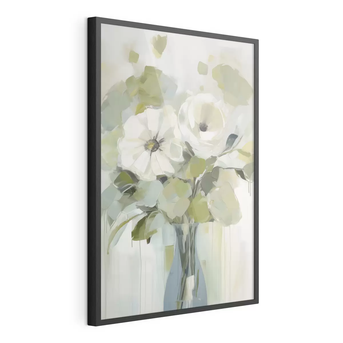 Poster Blumen in einer Vase – Imitationsgemälde f48167