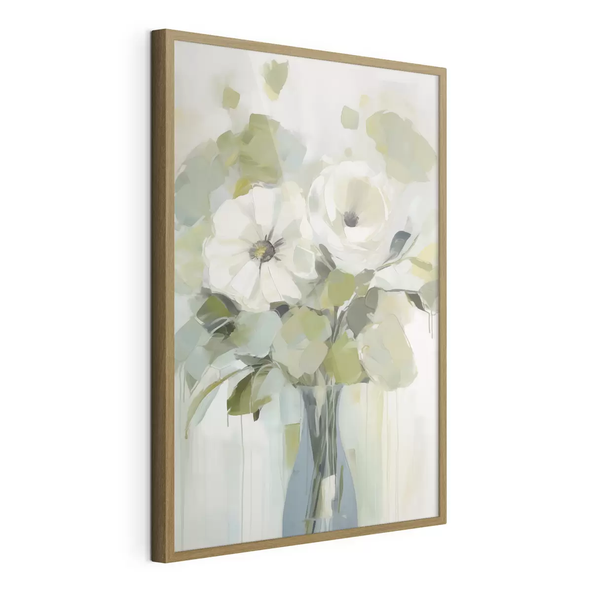 Poster Blumen in einer Vase – Imitationsgemälde f48167