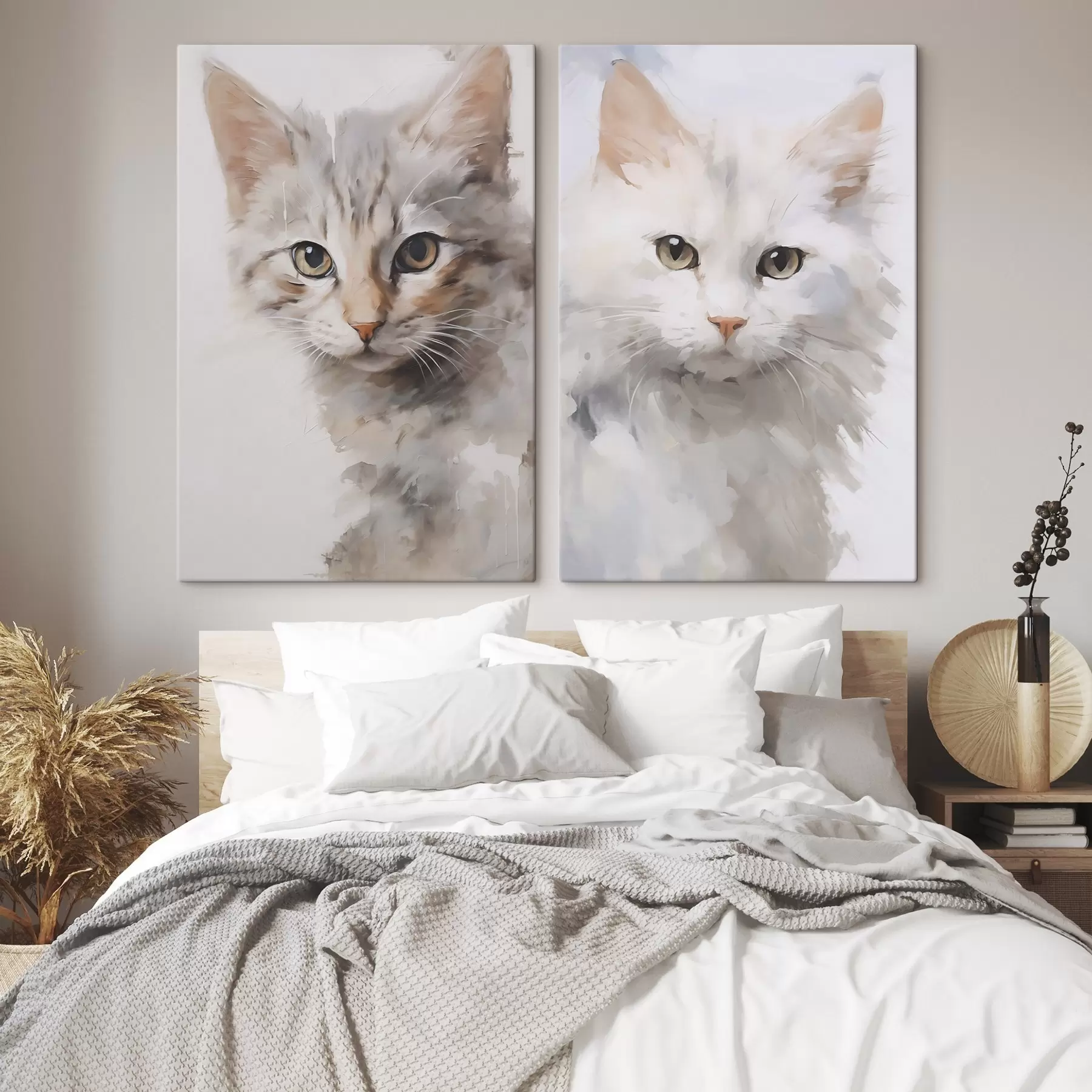 Wandbilder Katzenimitationsgemälde m30119