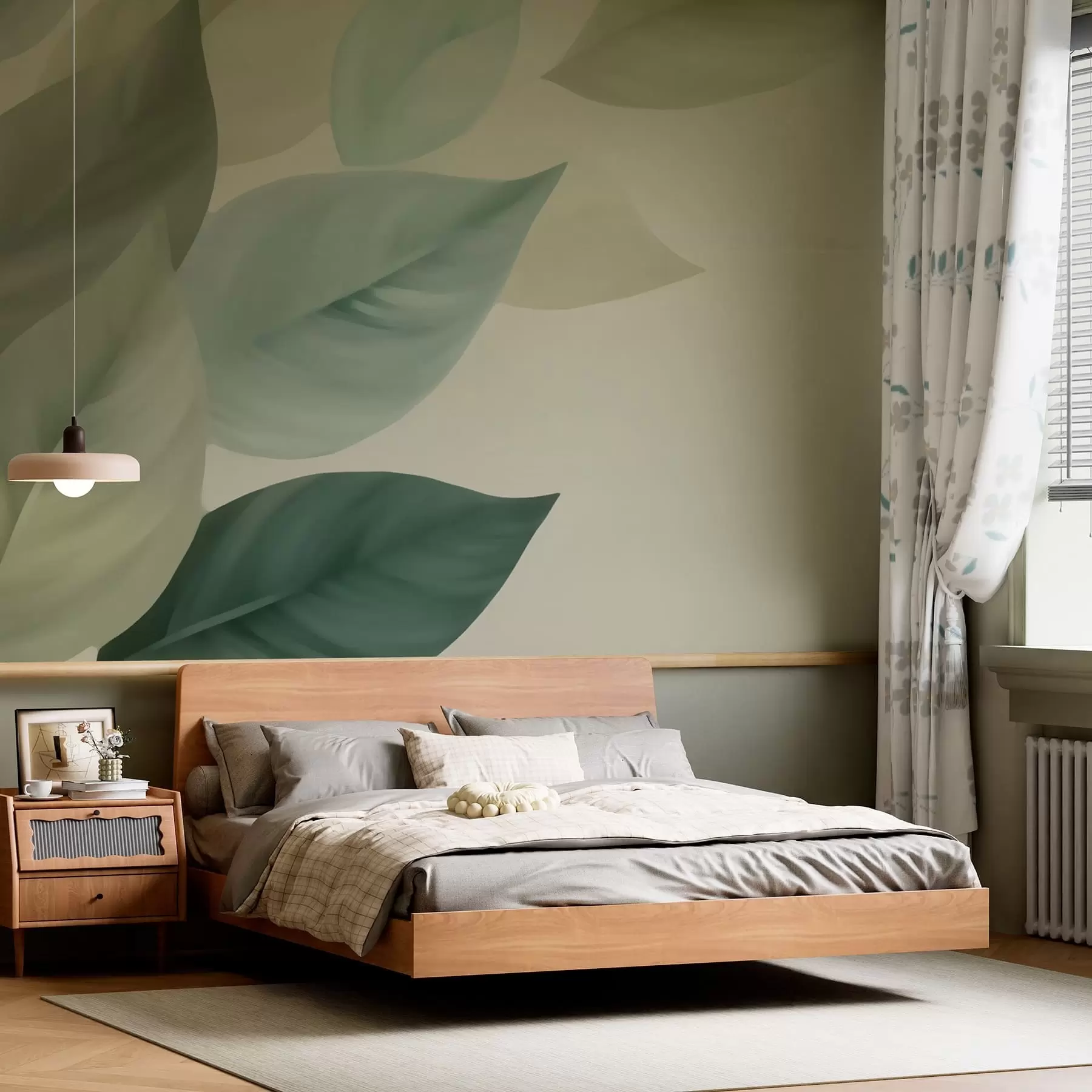 Fototapete Große Blätter w05107