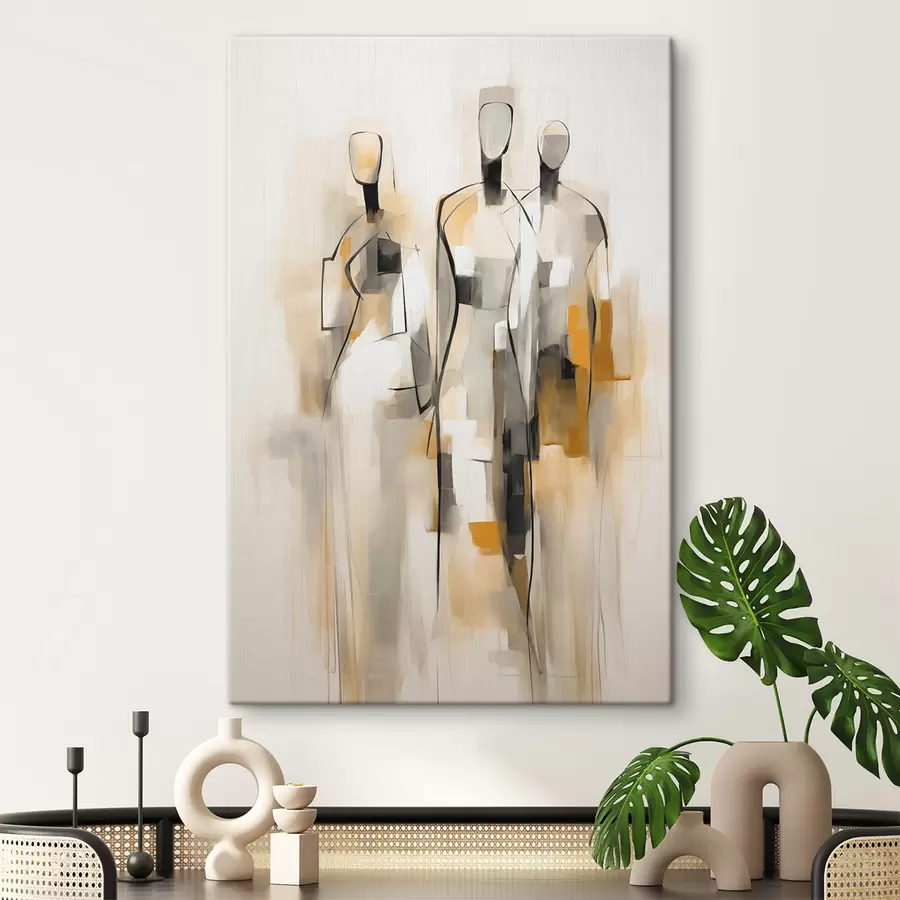 Wandbilder Abstrakte Silhouetten s48173