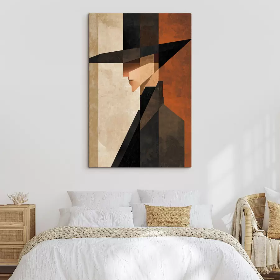 Wandbilder Geometrisches abstraktes Porträt s48230