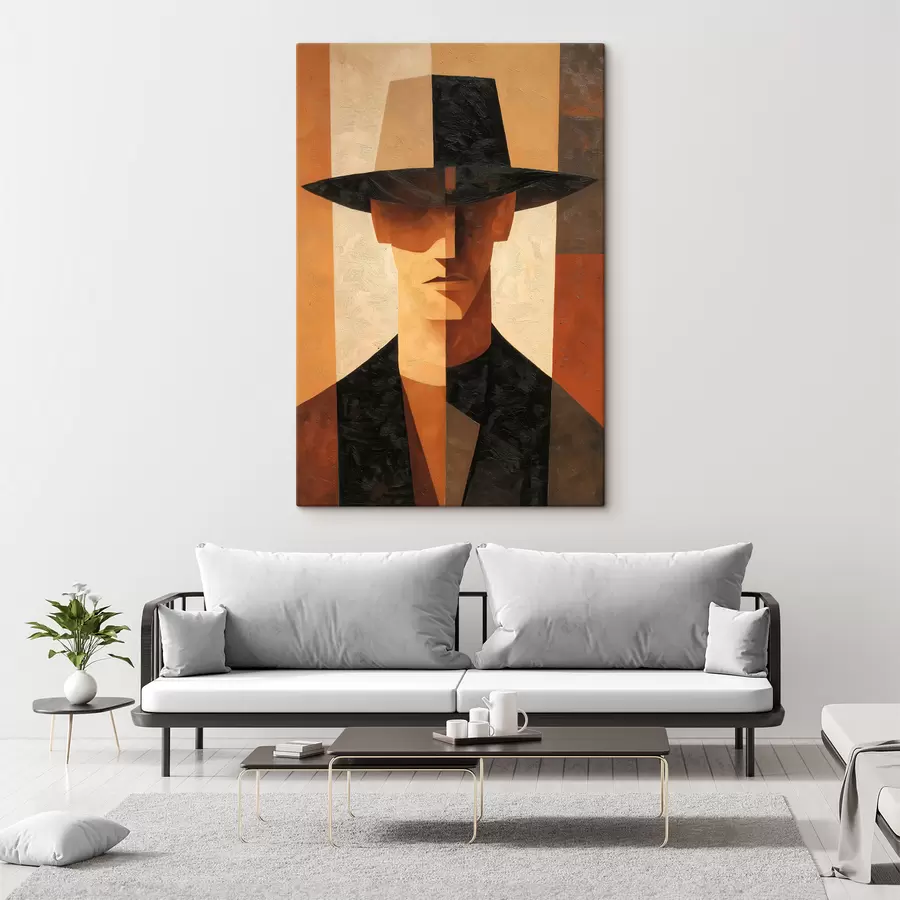 Wandbilder Geometrisches abstraktes Porträt s48231