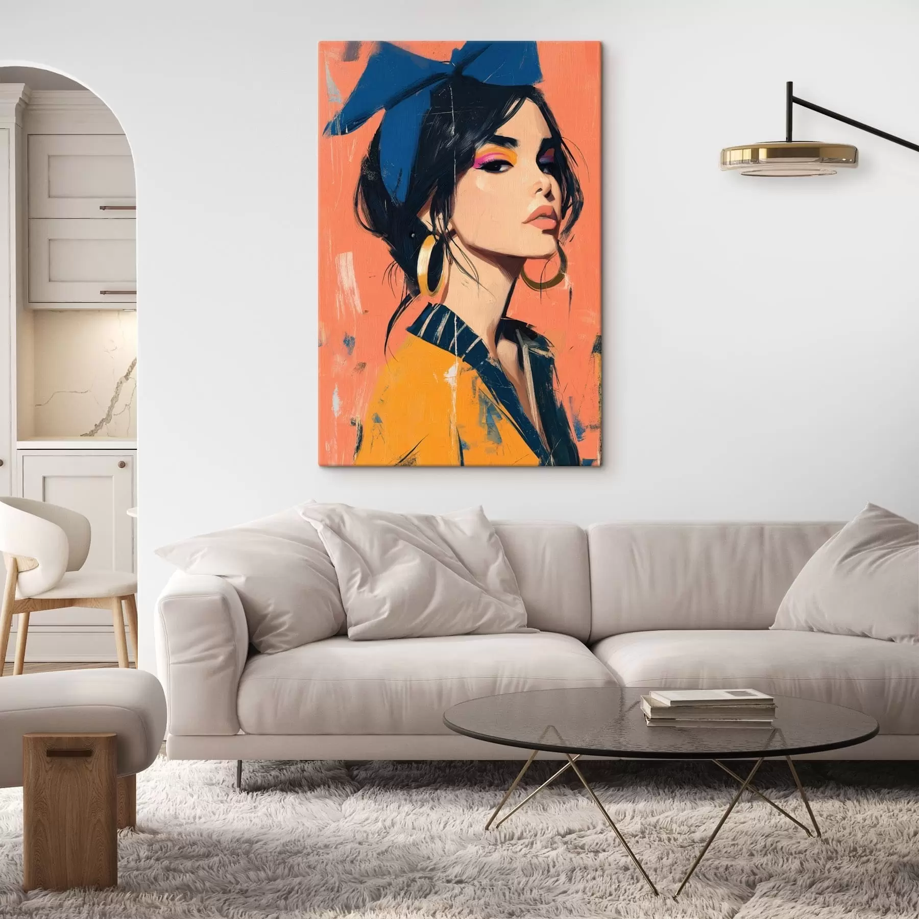 Wandbilder Porträt eines Mädchens s48246