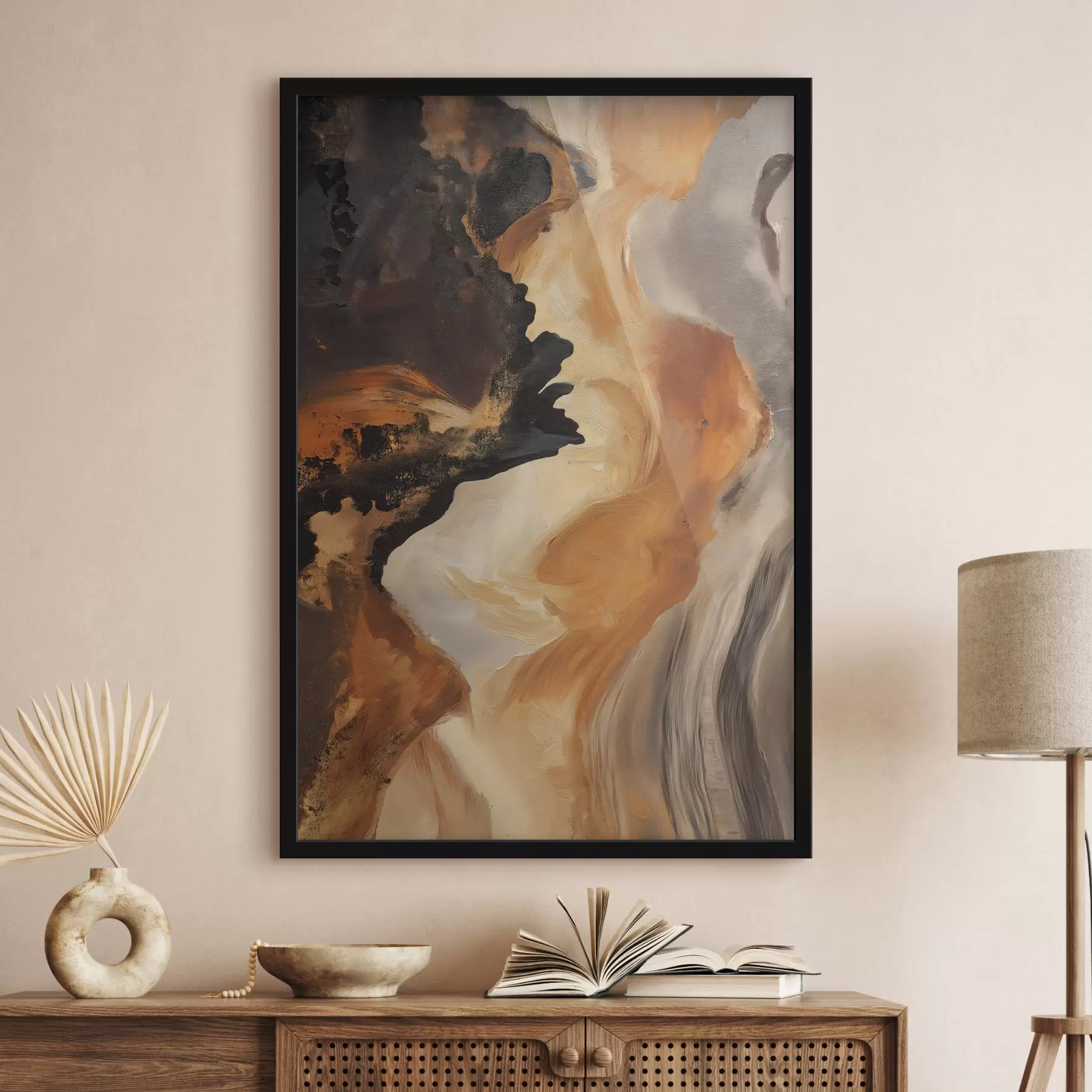 Fototapete Abstrakte Pinselstriche f48302