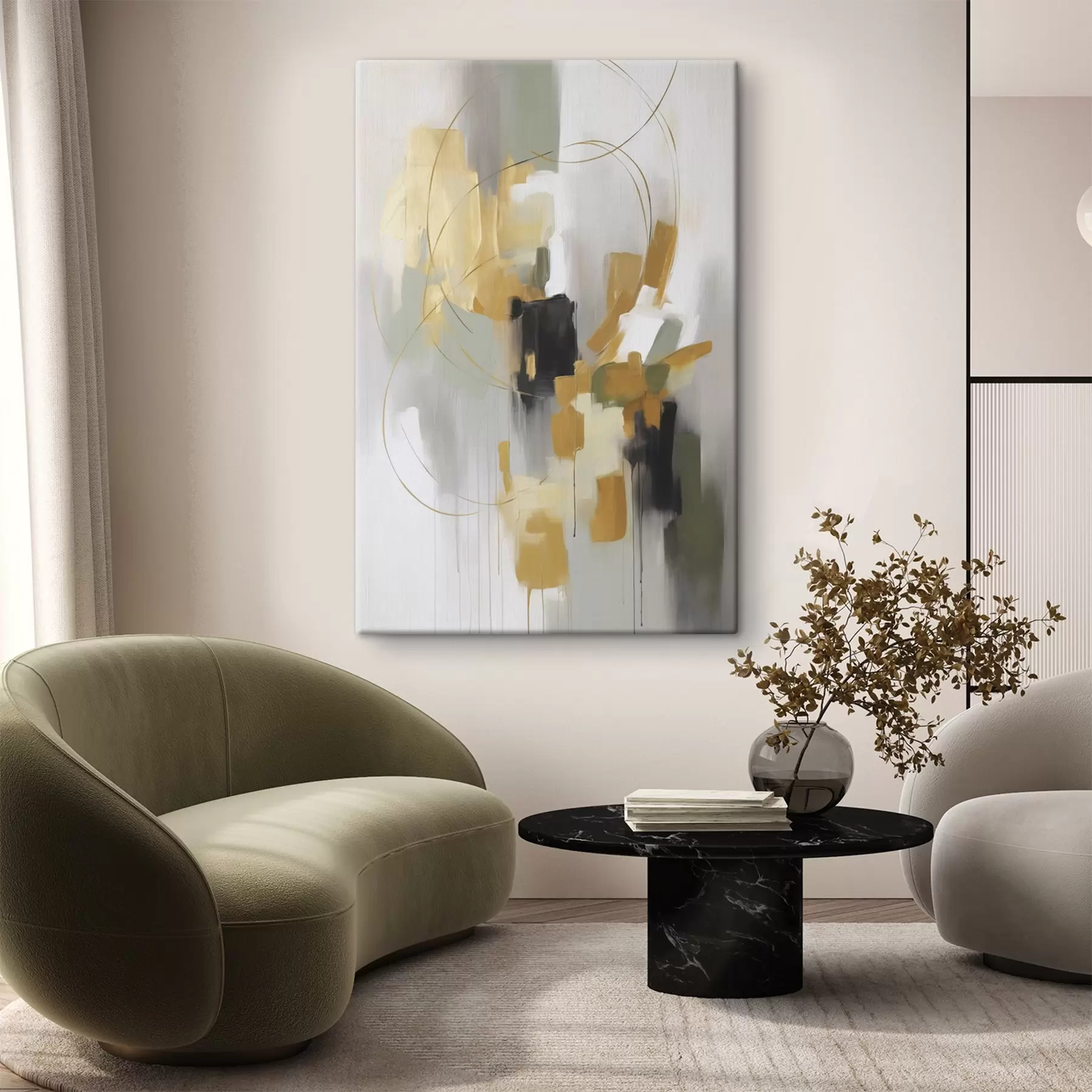 Wandbilder Abstraktion Nachahmung der Malerei s48324