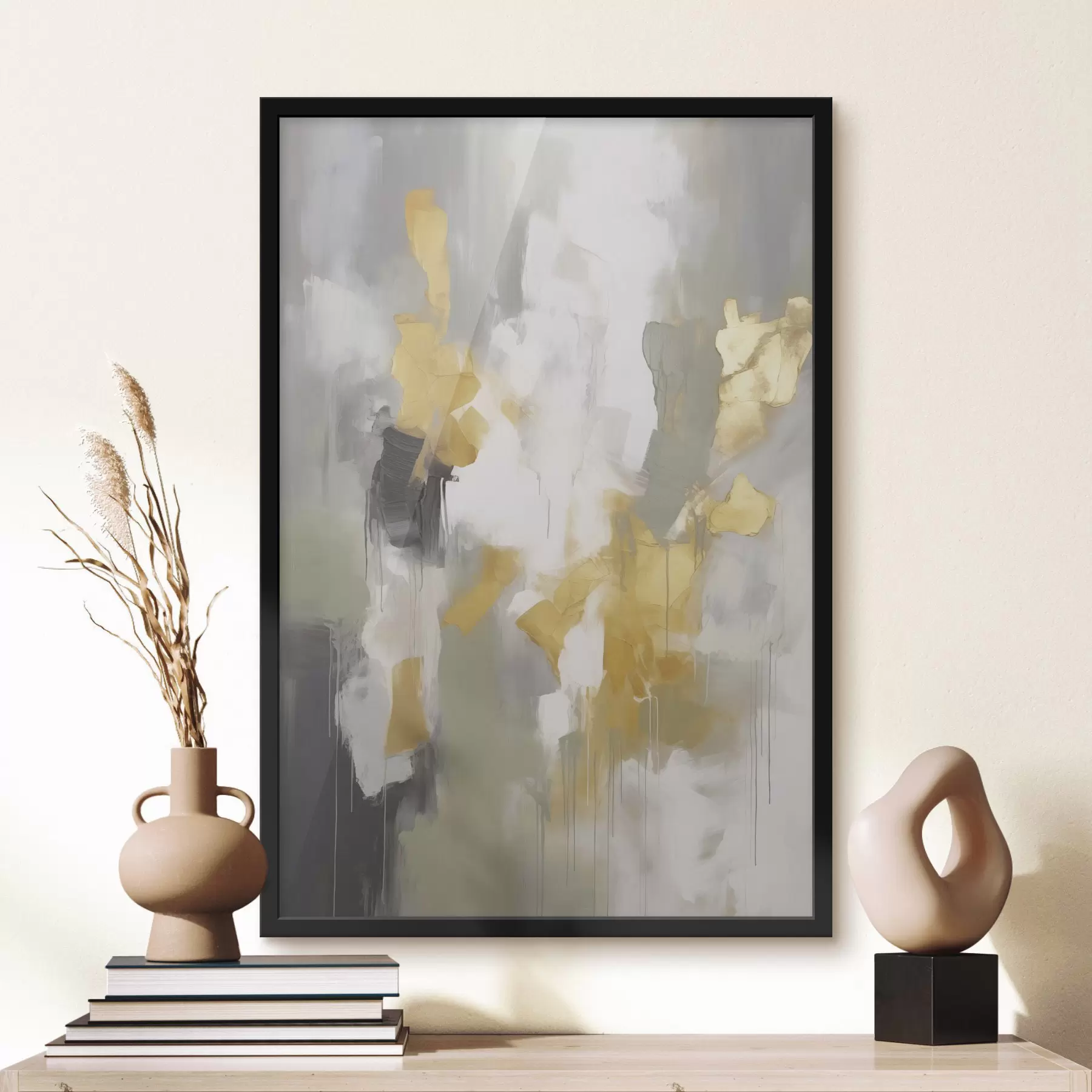 Fototapete Moderne abstrakte Kunst, Nachahmung der Malerei f48325