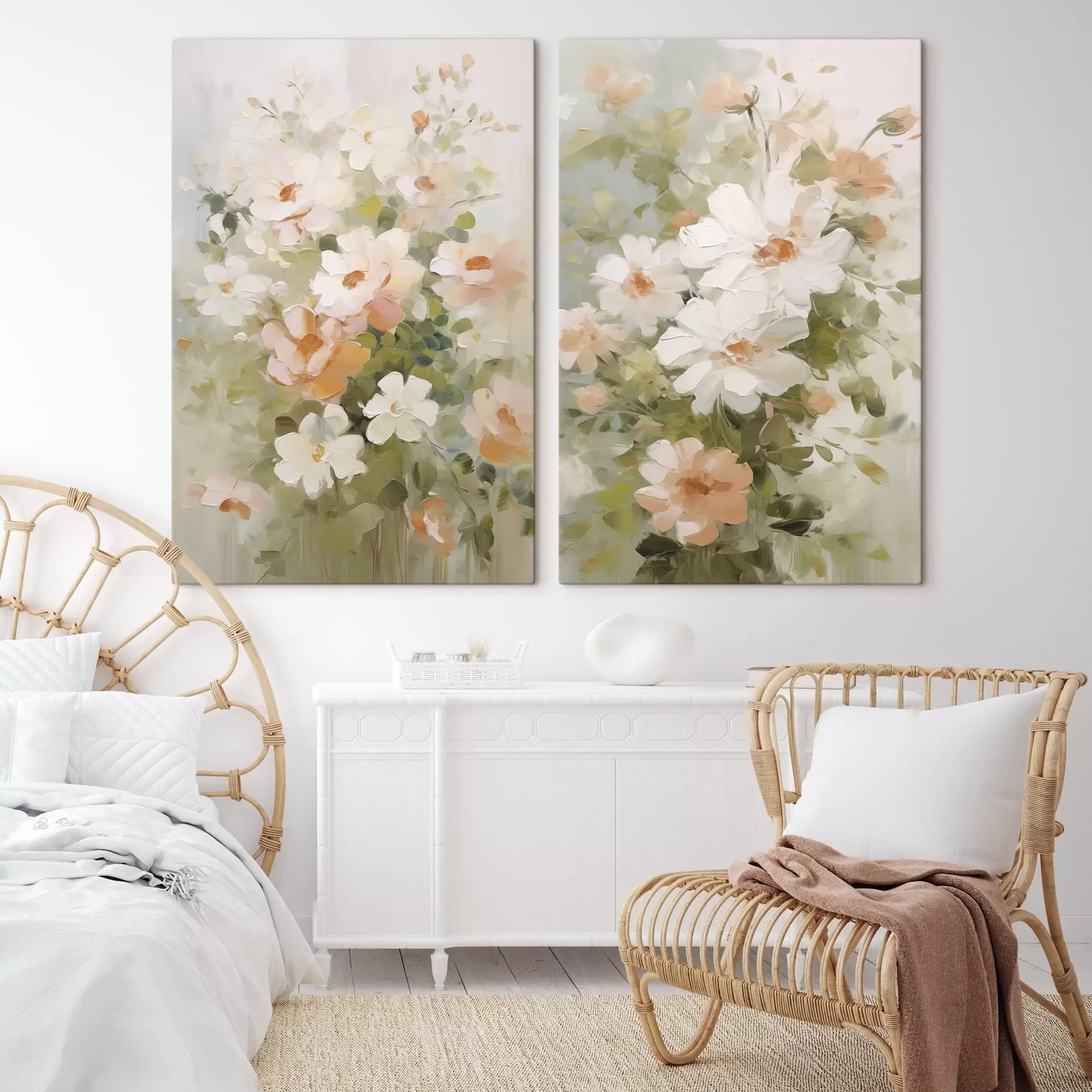 Wandbilder Blumen Nachahmung Malerei m30188