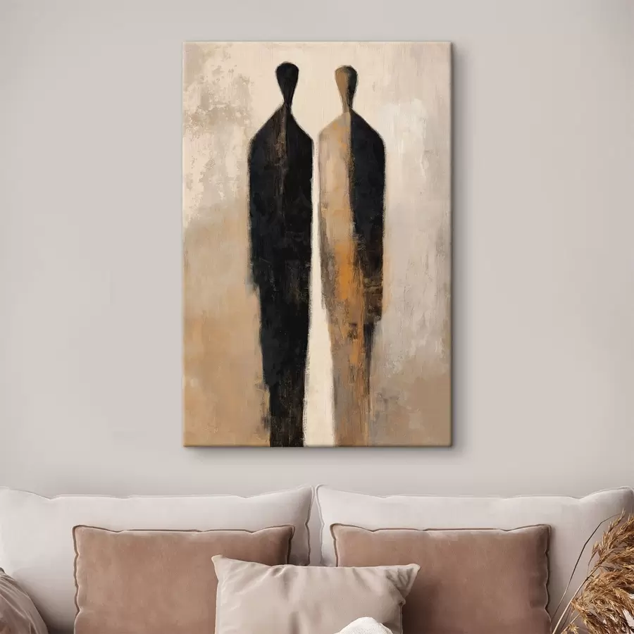 Wandbilder Abstrakte Silhouetten s48369