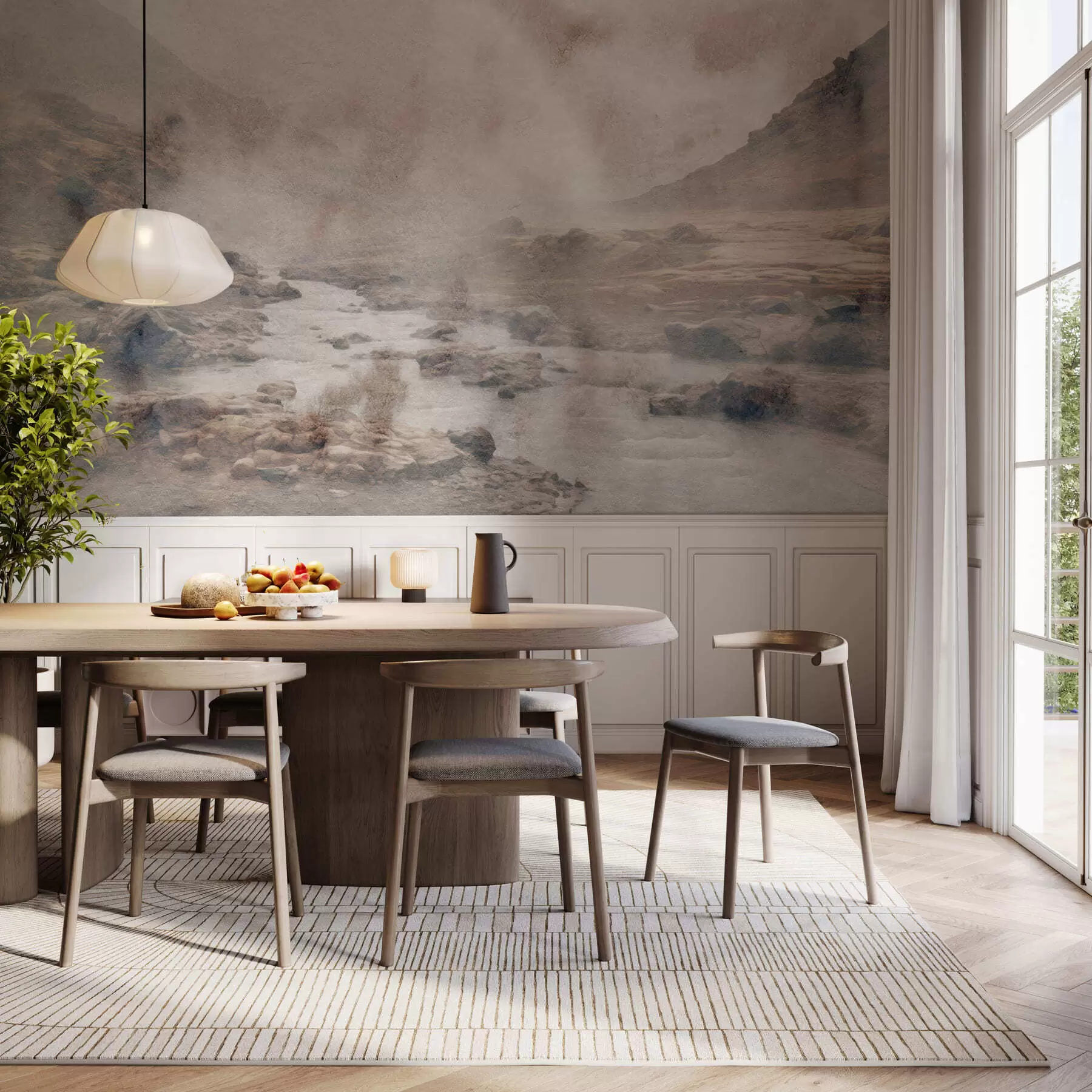 Fototapete Tal des stillen Nebels w05363