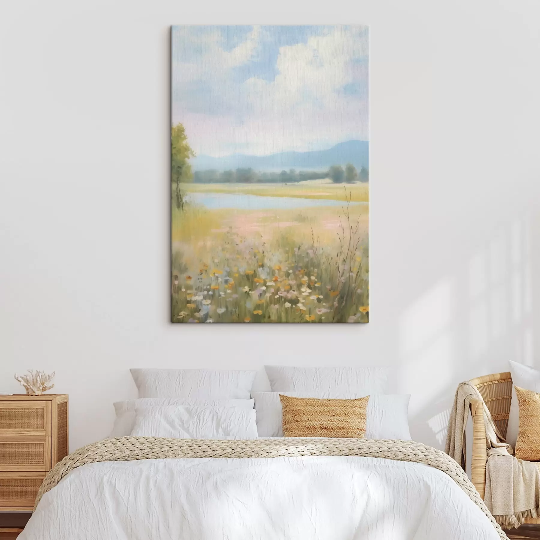 Wandbilder Feldlandschaft Nachahmung der Malerei s48419