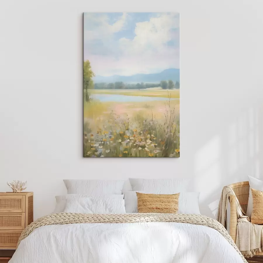 Wandbilder Feldlandschaft Nachahmung der Malerei s48419