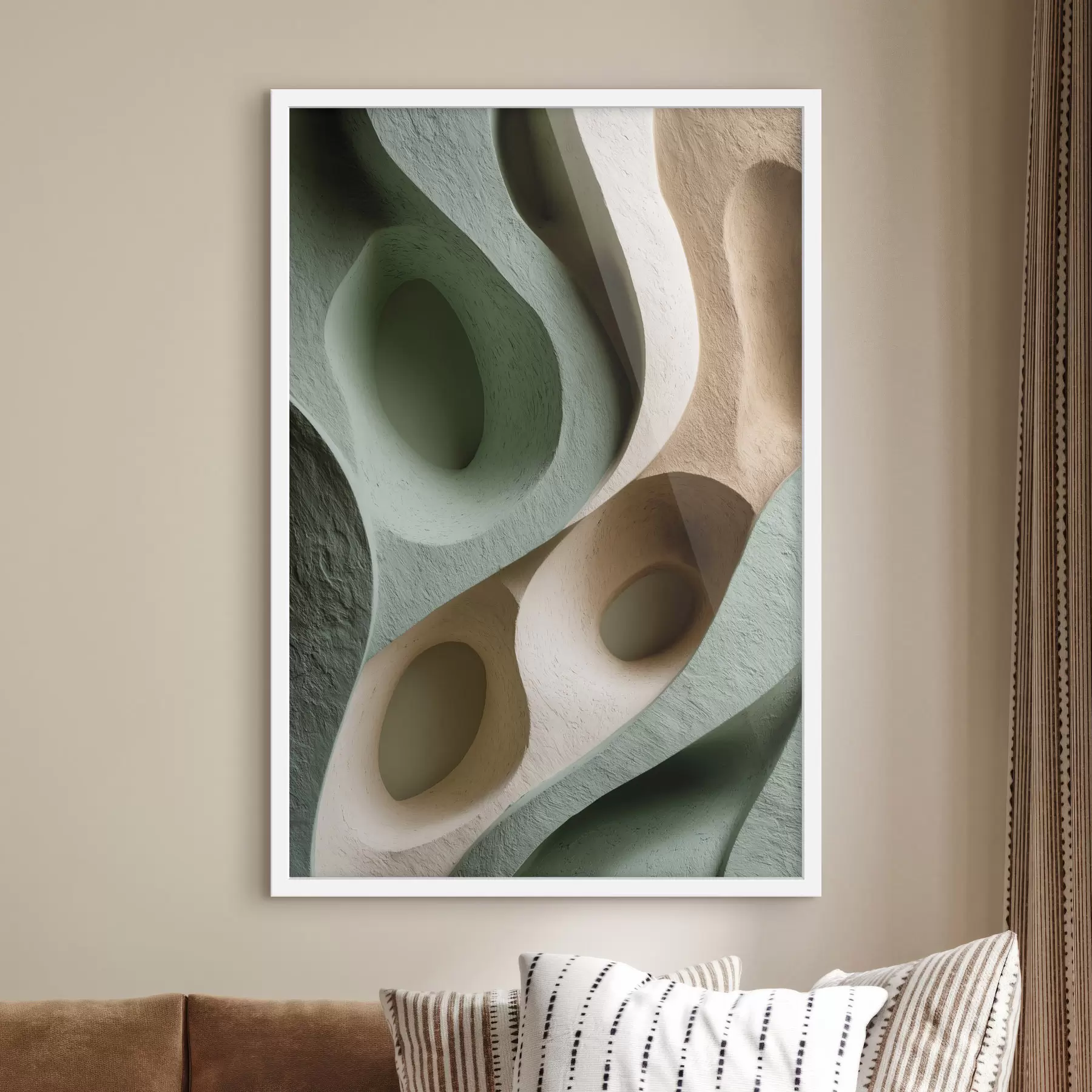 Fototapete Zusammensetzung organischer Formen f48430