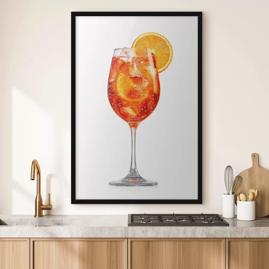 Fototapete Cocktail-Illustration f48431