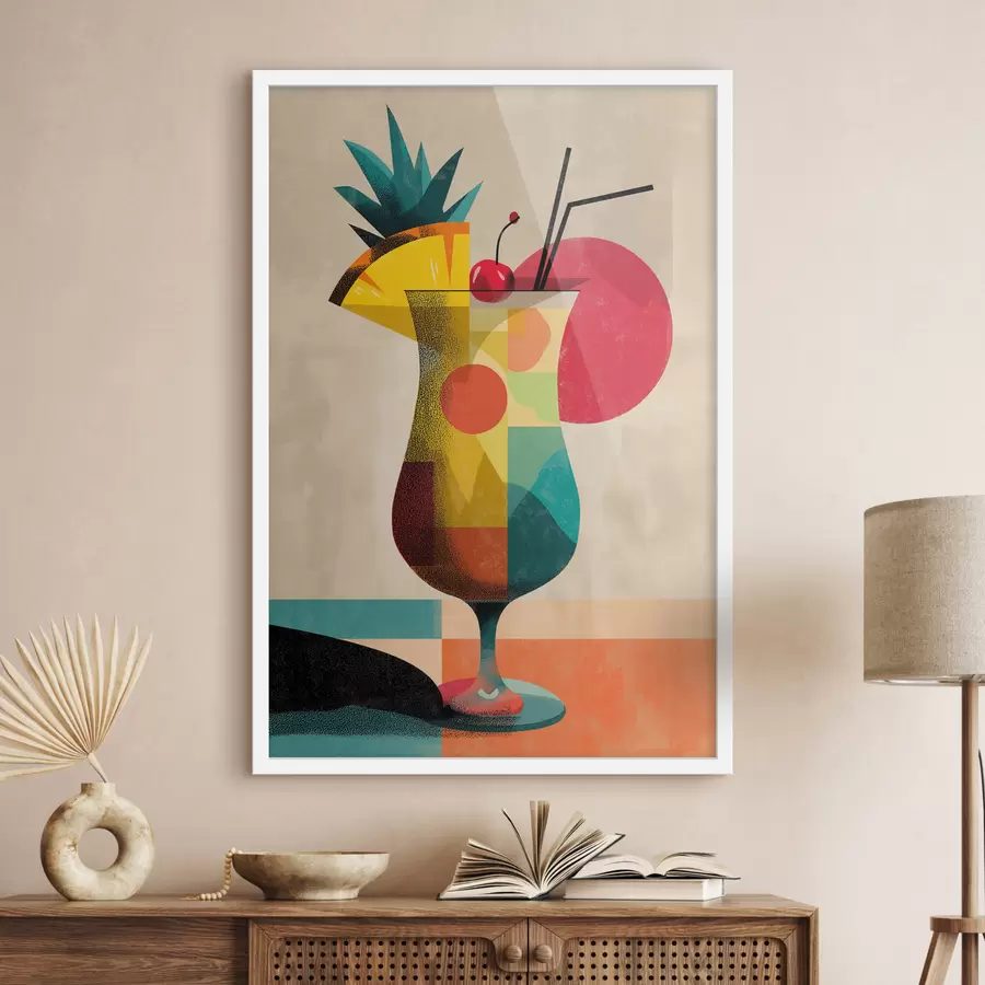 Fototapete Illustration eines Fruchtcocktails f48471