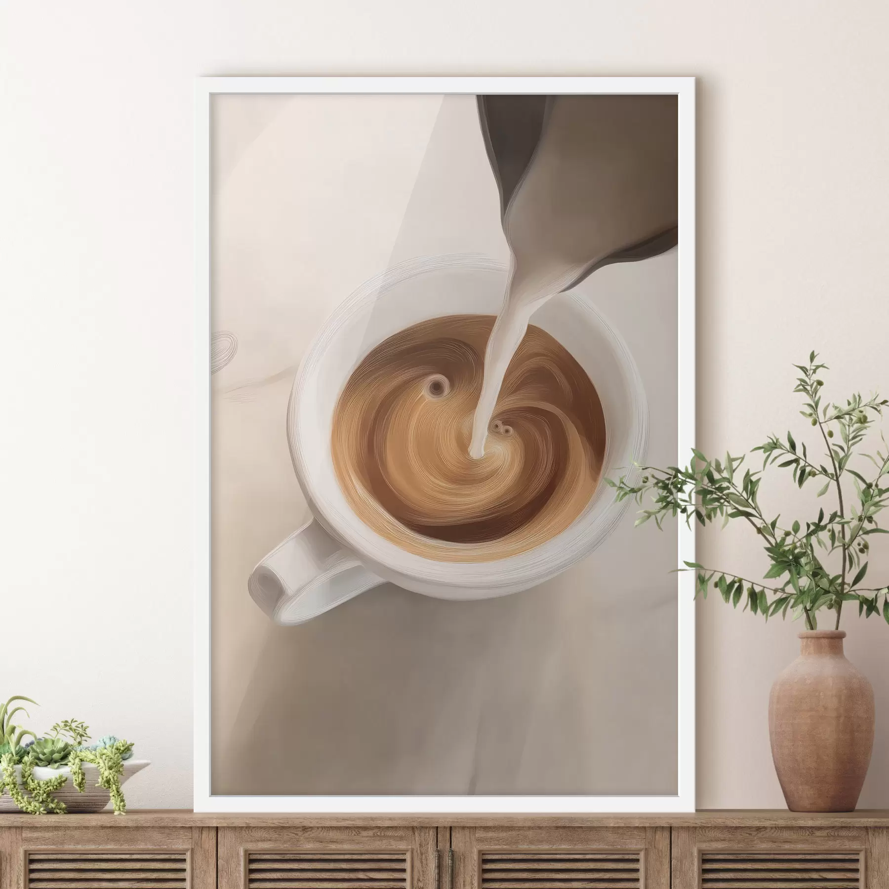 Fototapete Nahaufnahme einer Kaffeetasse f48475