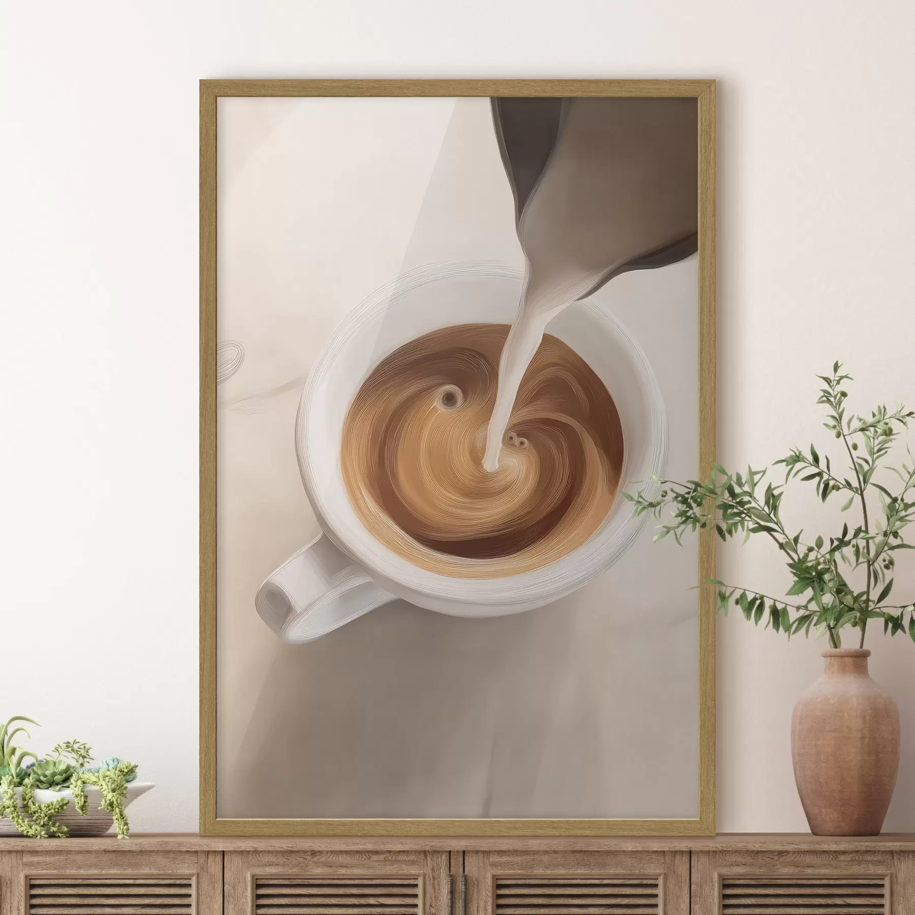 Fototapete Nahaufnahme einer Kaffeetasse f48475
